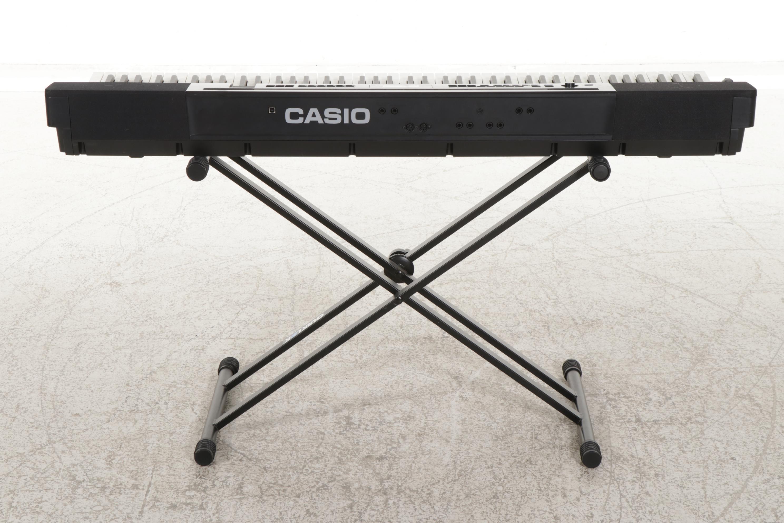 Casio Privia PX-350M Electric Keyboard with Quiklok Stand