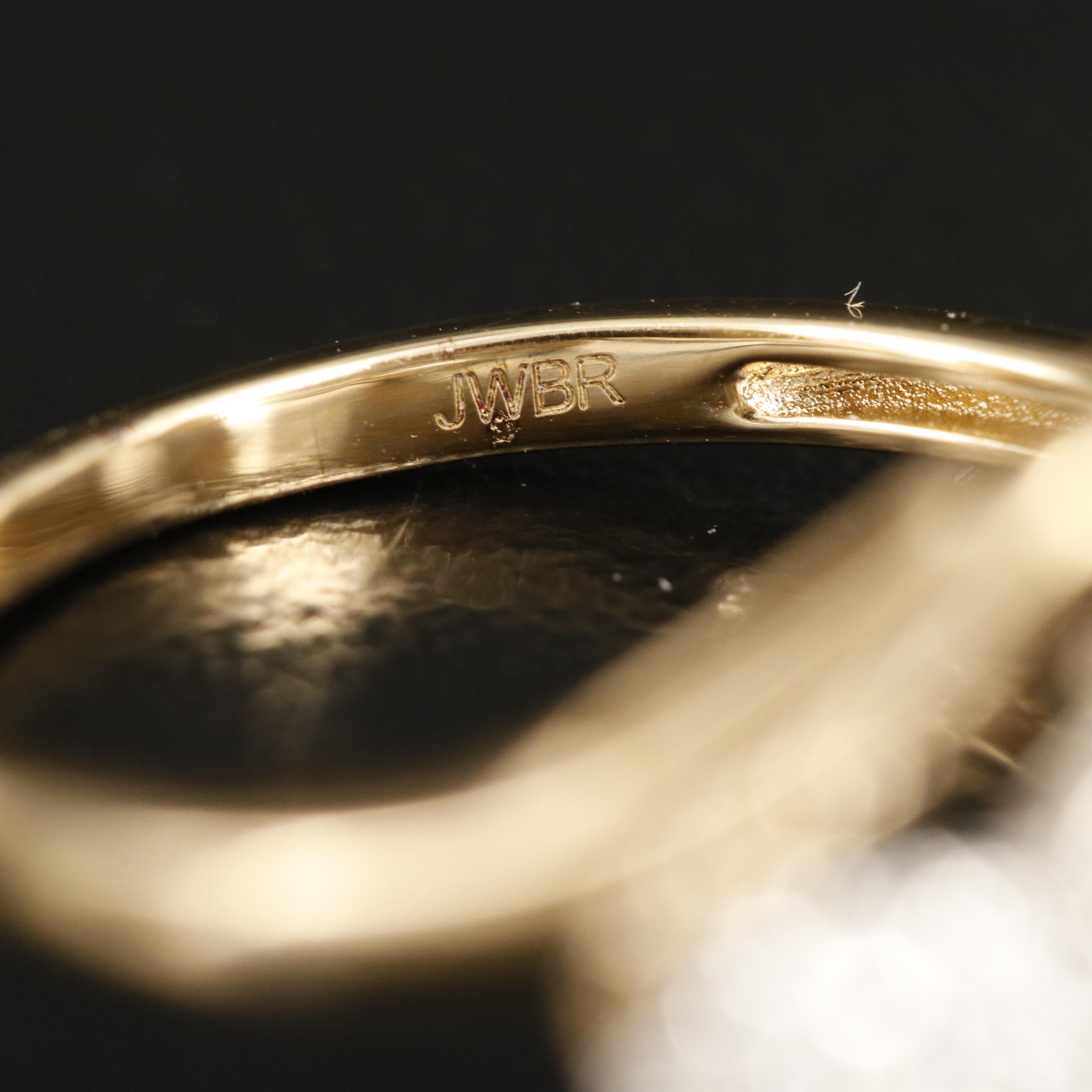 Sterling Diamond Cluster Ring