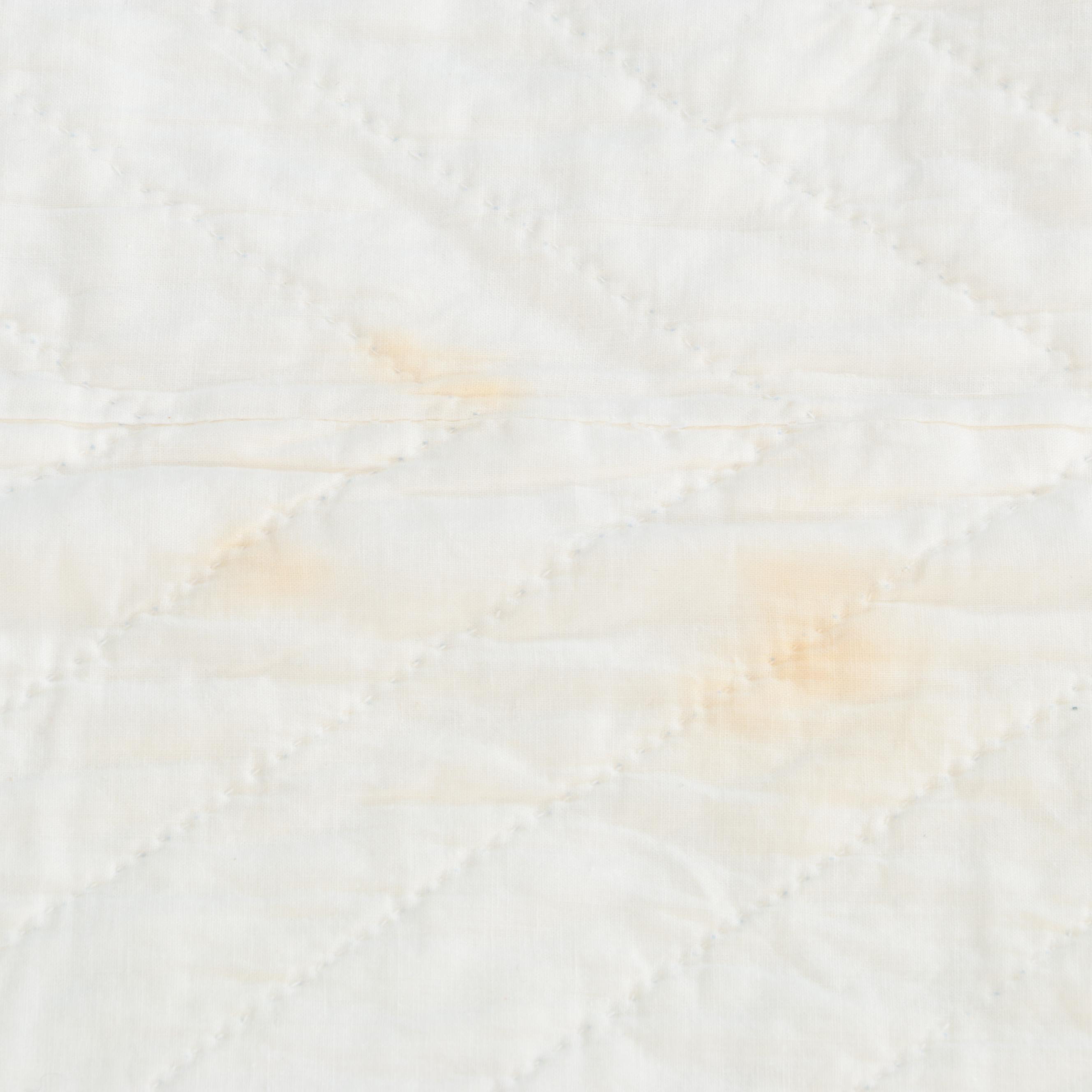 Handmade Dogwood Appliqué Quilt, Mid to Late 20th Century