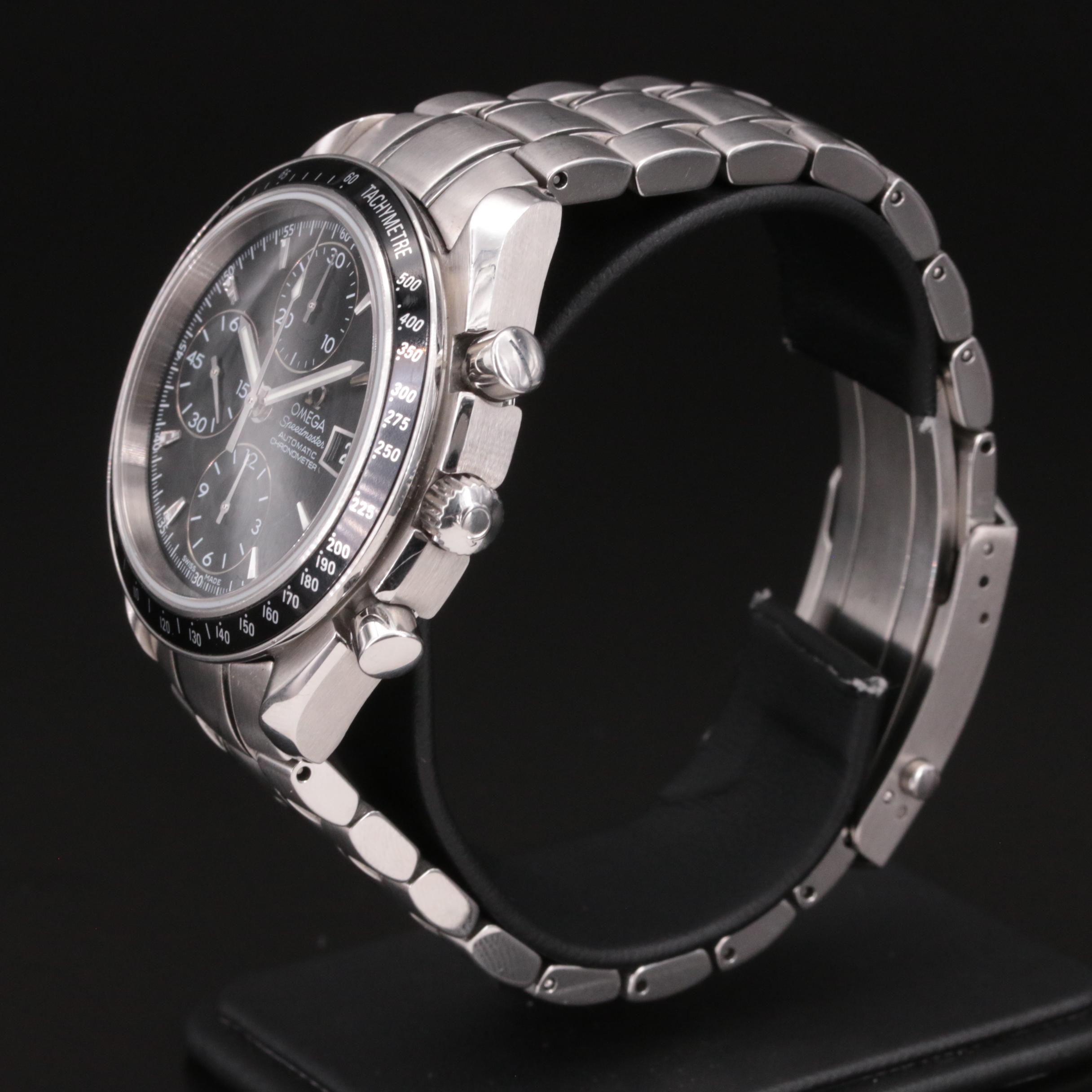 2000 Omega Speedmaster Date Stainless Steel Watch