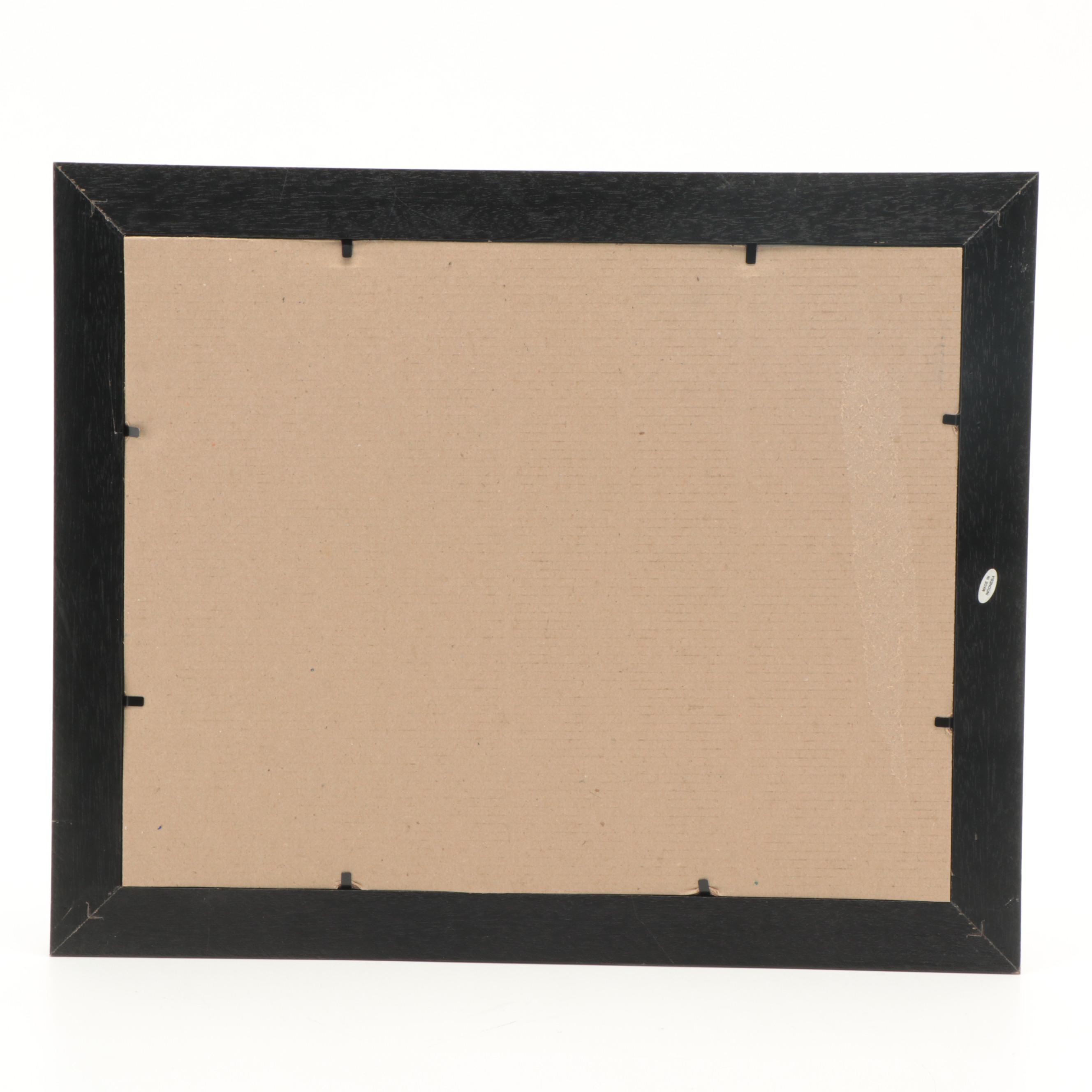 Cincinnati Reds Luis Castillo Signed Print, Great American Ballpark Framed Print