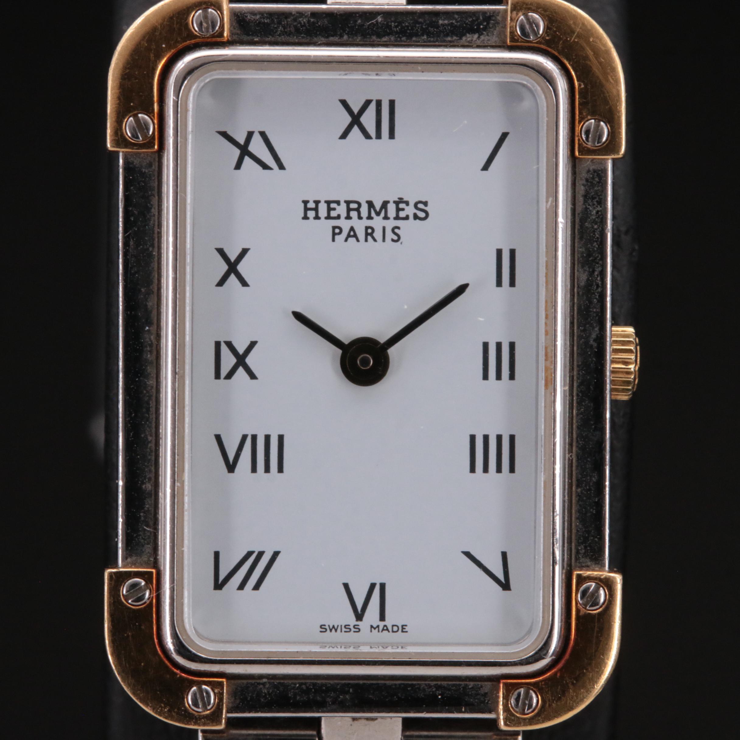 Hermès Two-Tone Stainless Steel Quartz Watch