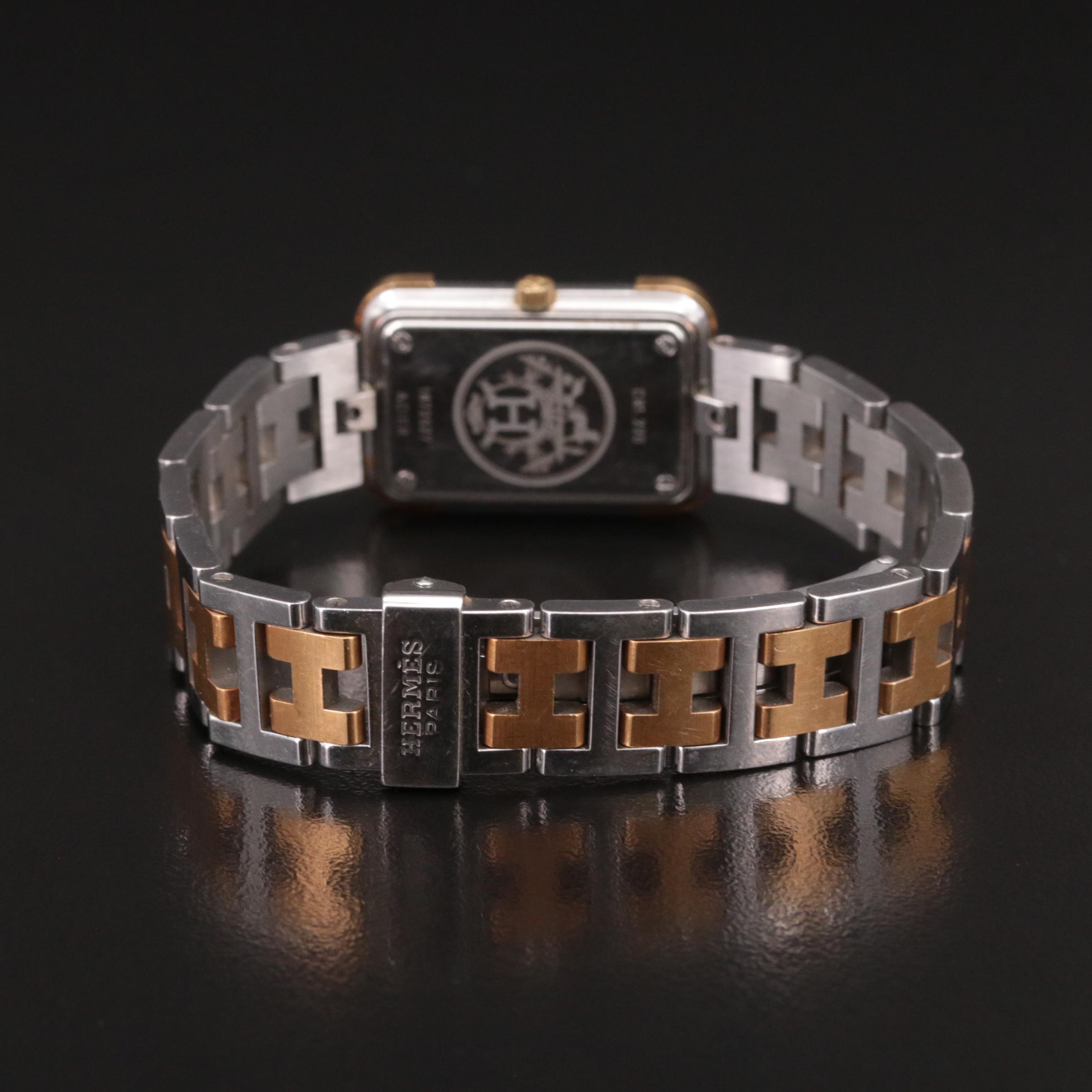 Hermès Two-Tone Stainless Steel Quartz Watch