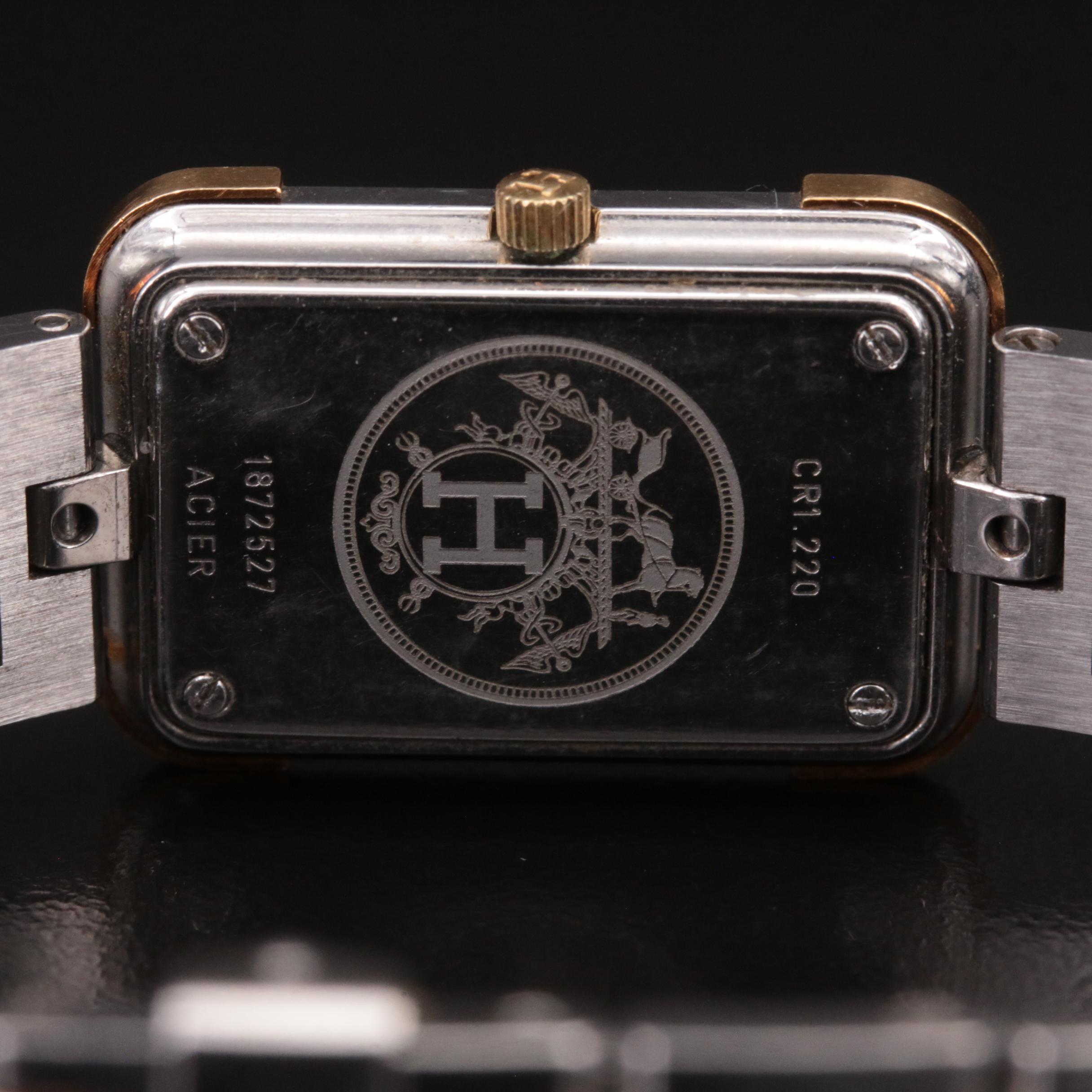 Hermès Two-Tone Stainless Steel Quartz Watch