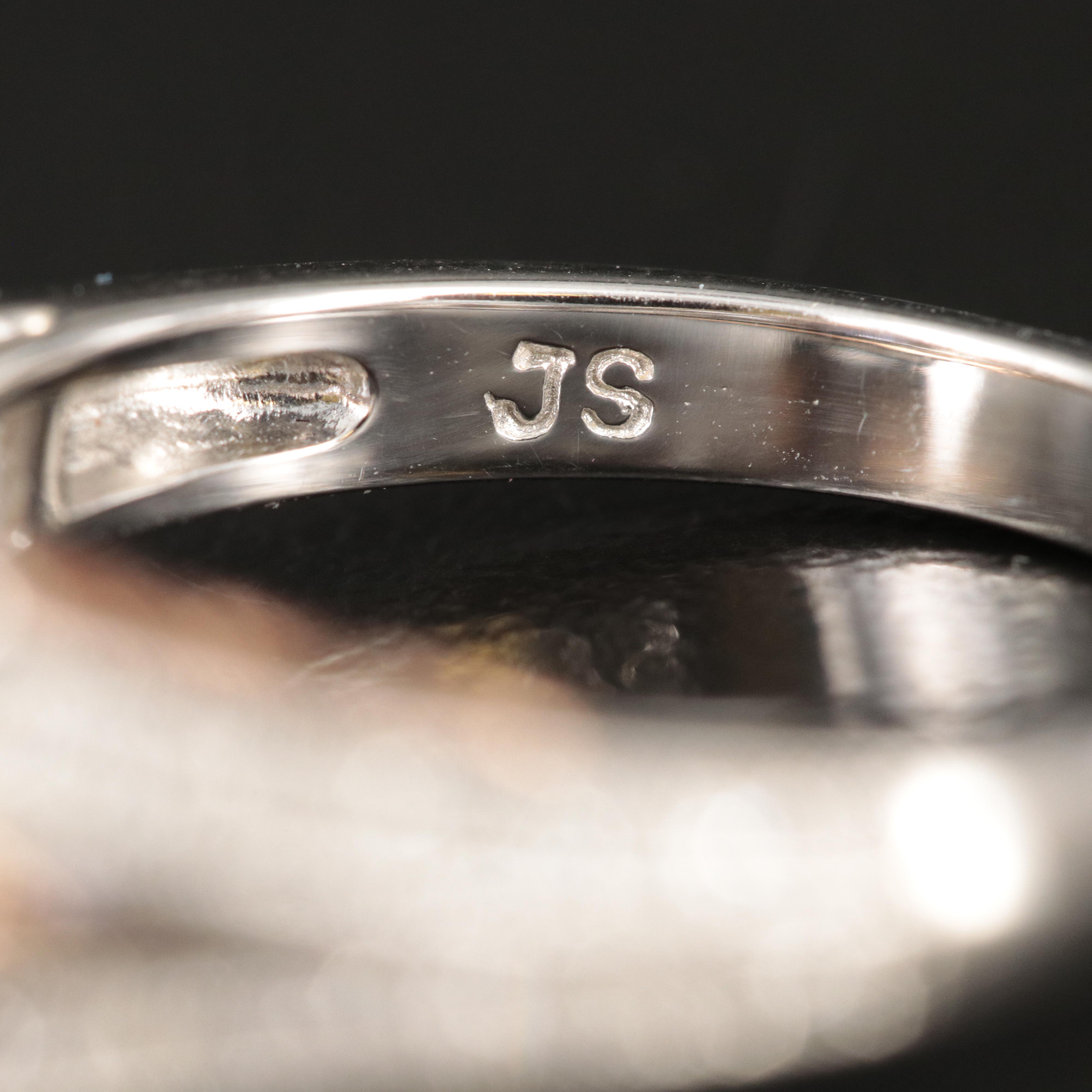 14K Tanzanite and Diamond Ring with Rose Gold Accents