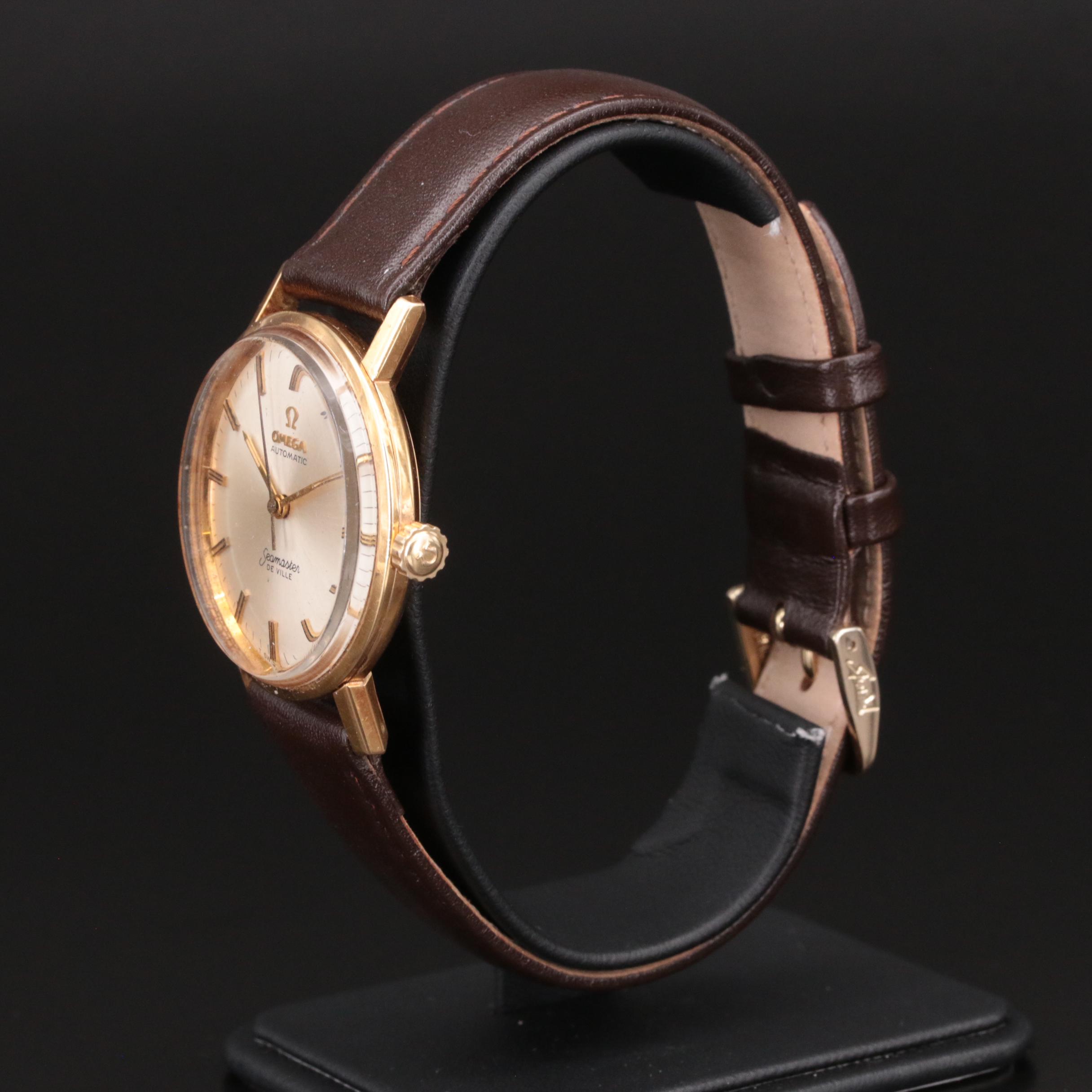 18K Omega Seamaster DeVille Watch