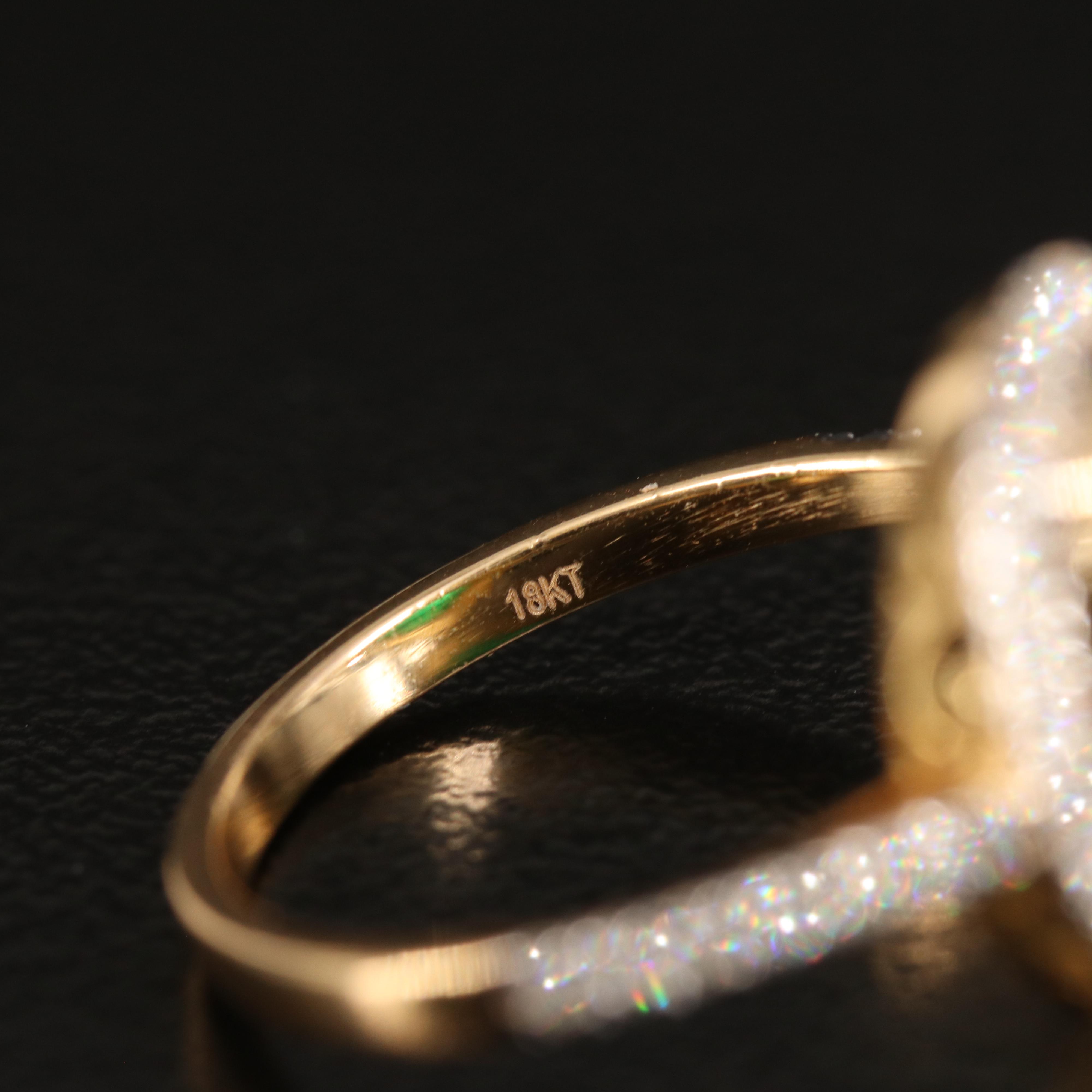 18K 3.72 Emerald and Diamond Ring