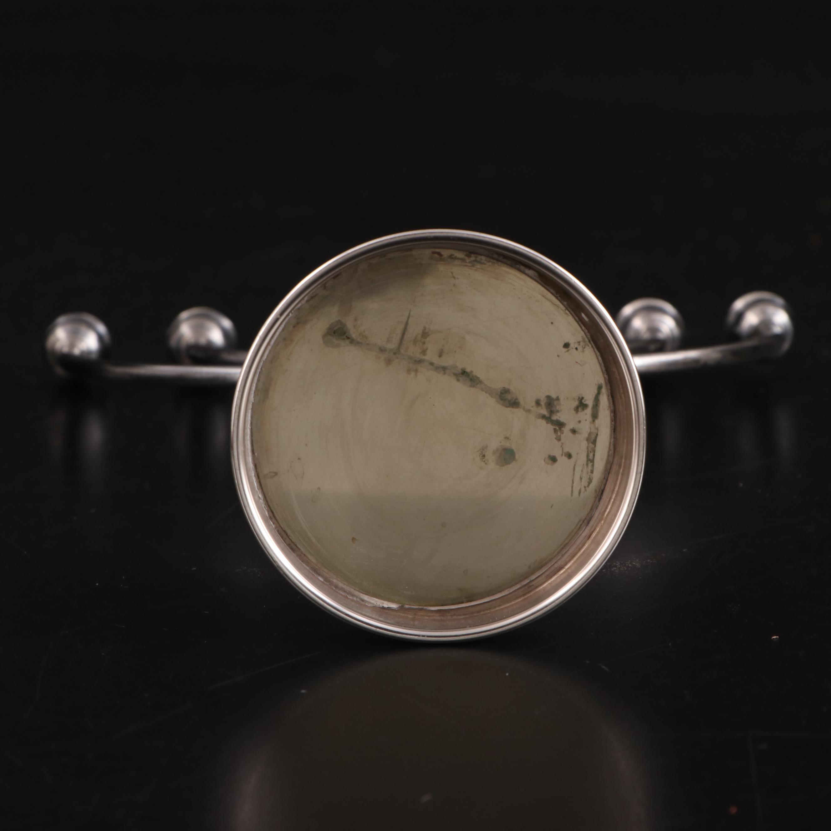 Sterling Silver Menorah with Hanukkah Menorah, Spice Box and Other Judaica