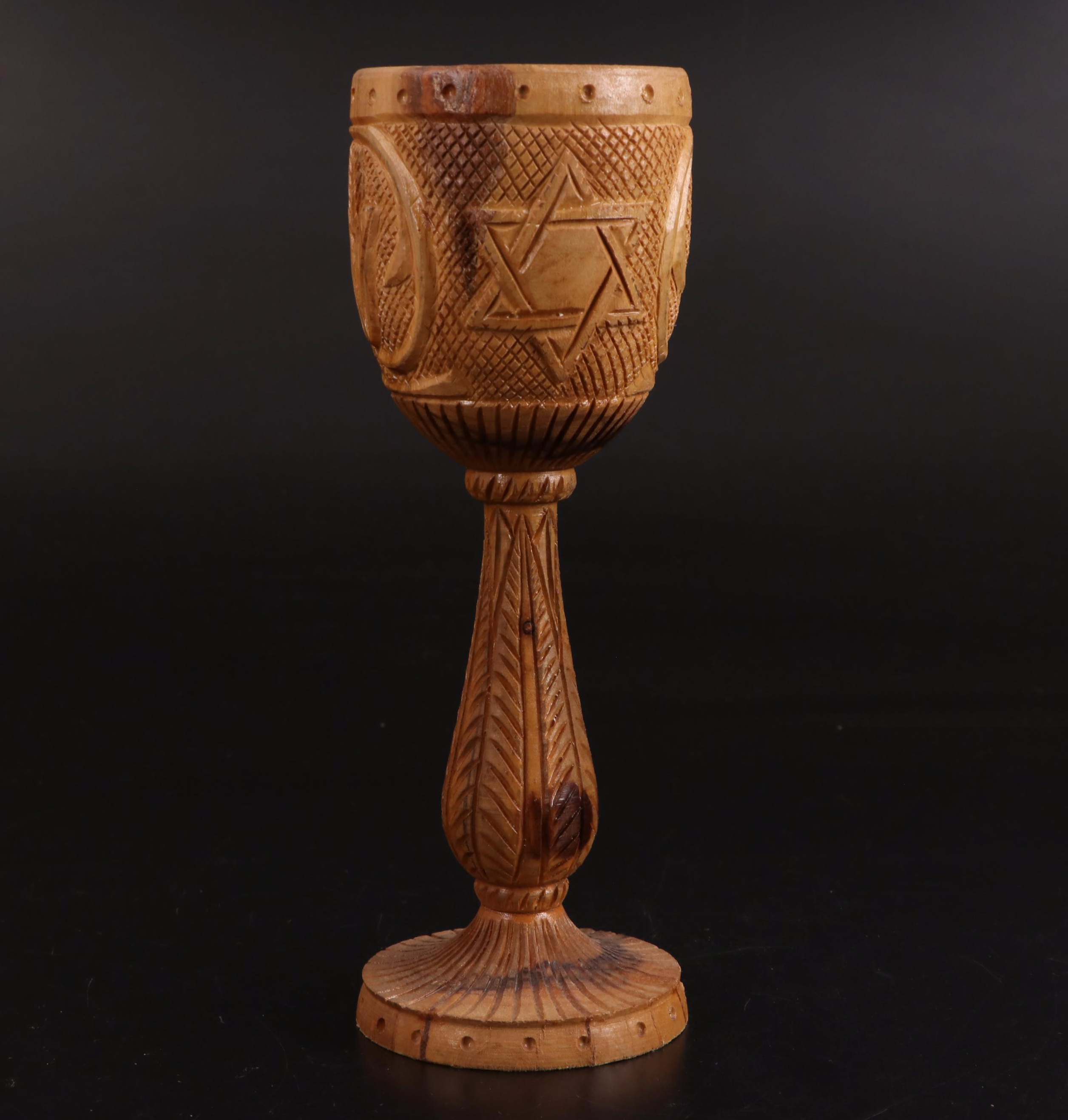 Sterling Silver Menorah with Hanukkah Menorah, Spice Box and Other Judaica