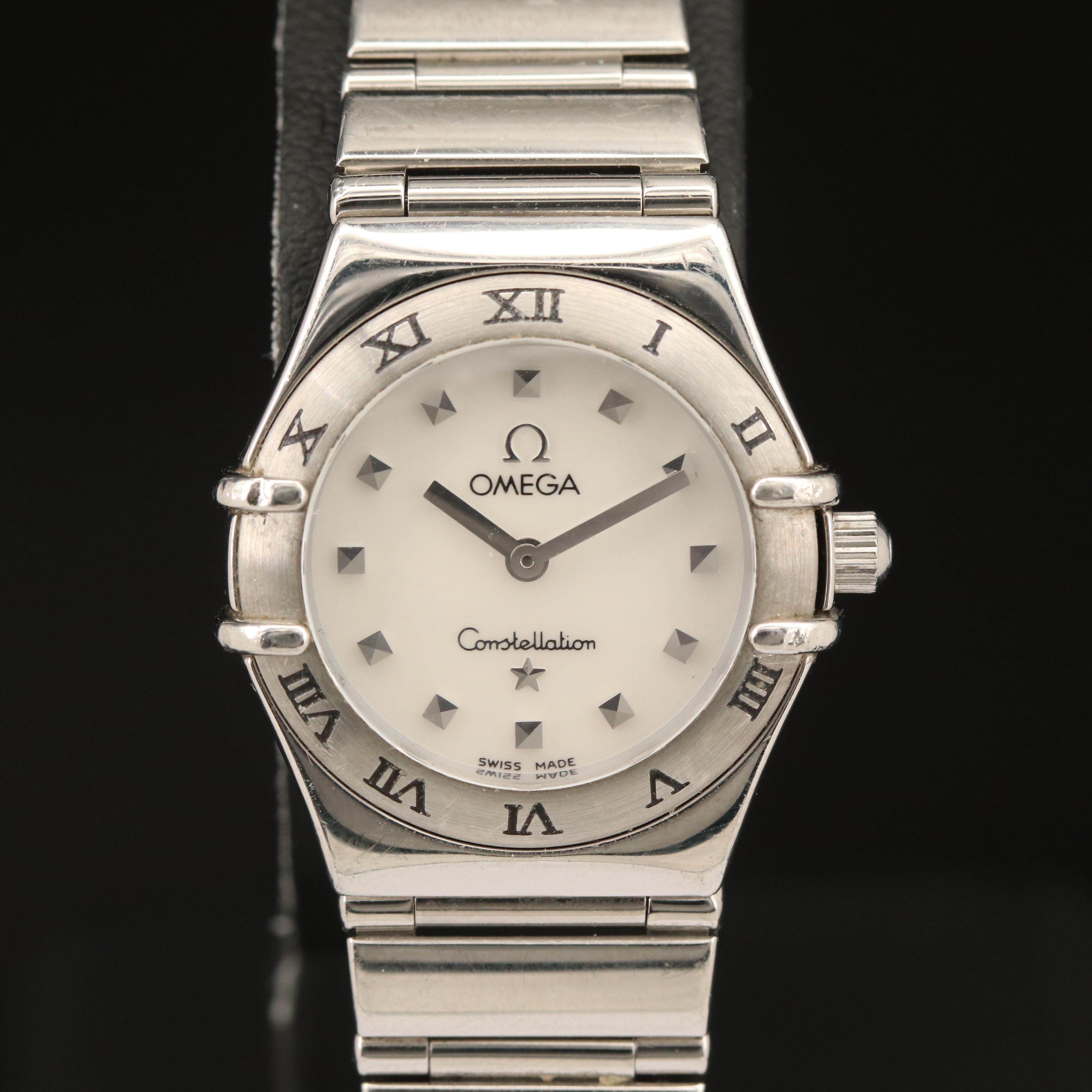 1998 Omega Constellation My Choice Stainless Steel ETA Quartz Watch