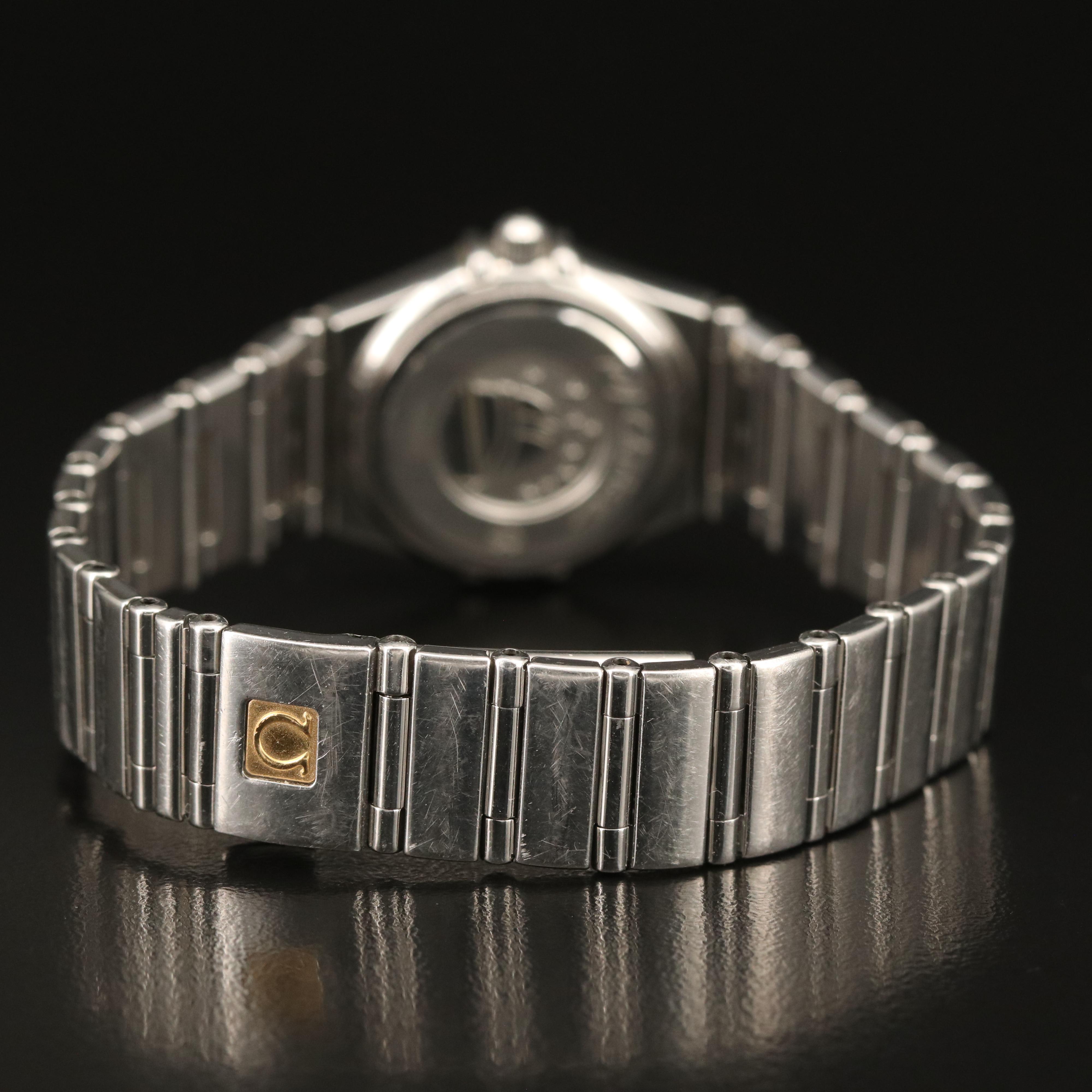 1998 Omega Constellation My Choice Stainless Steel ETA Quartz Watch