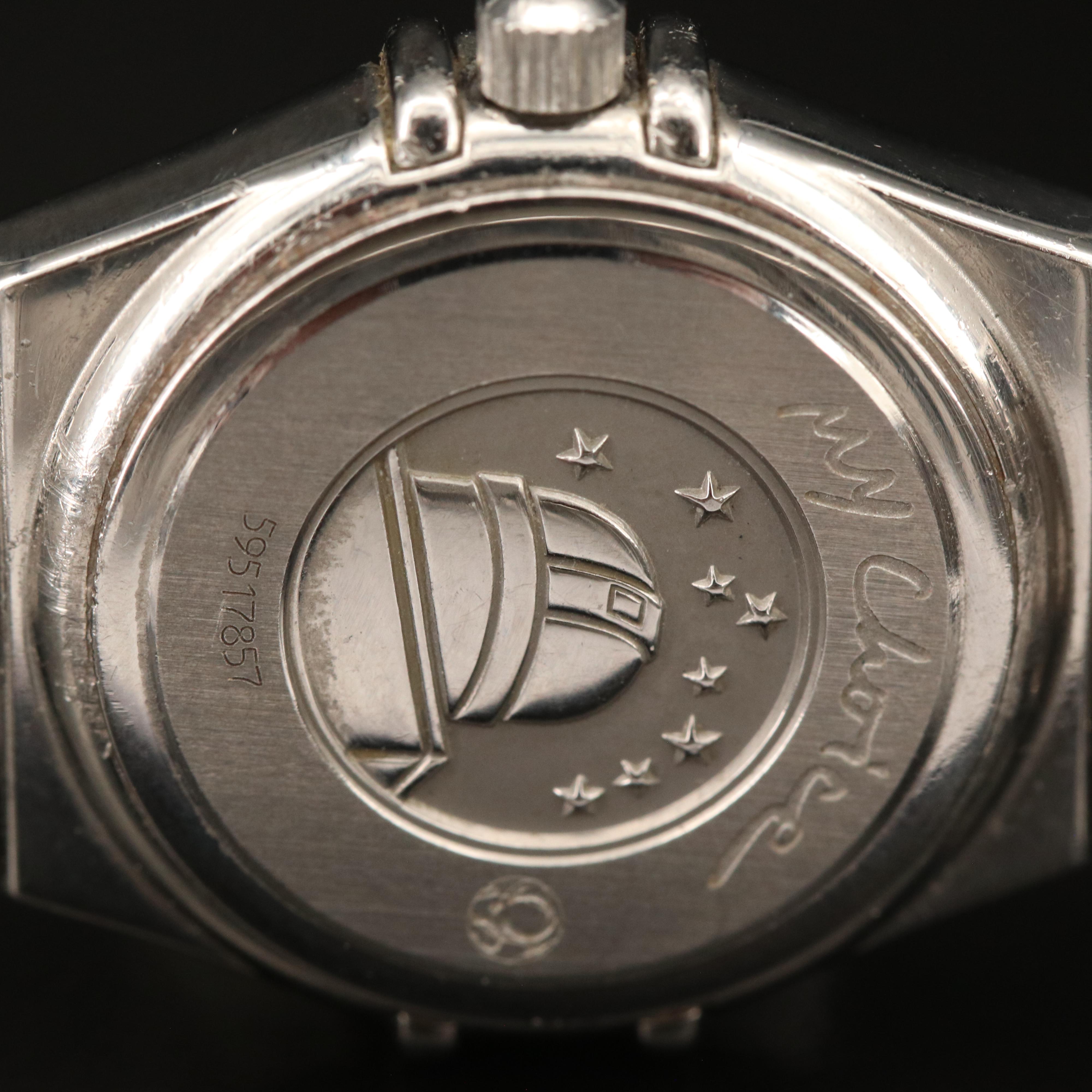 1998 Omega Constellation My Choice Stainless Steel ETA Quartz Watch