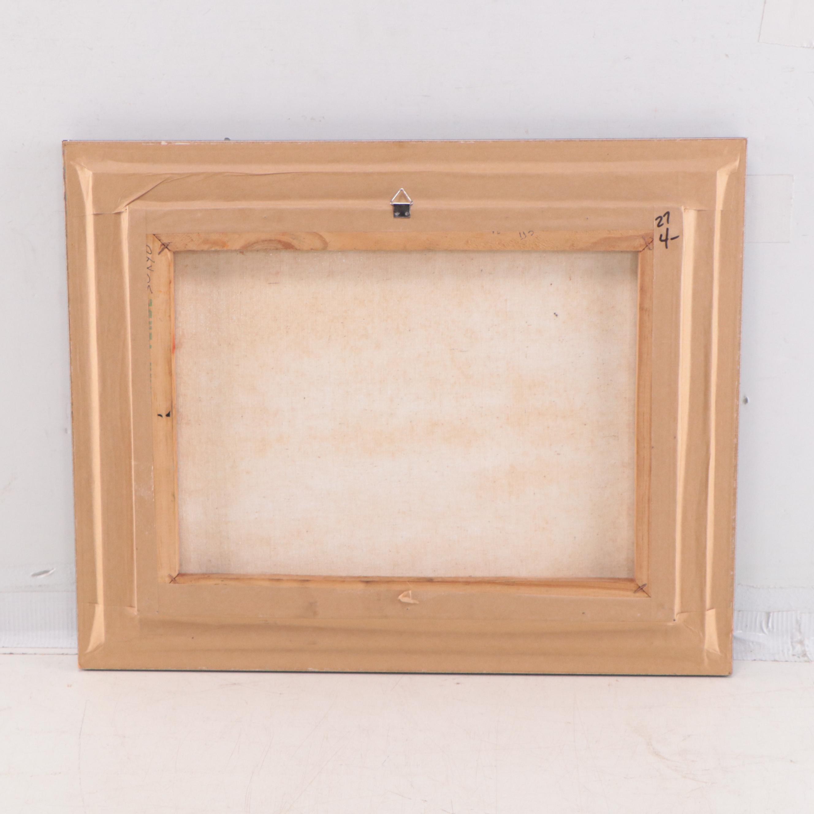 Autumn Landscape Oil Painting, 1992