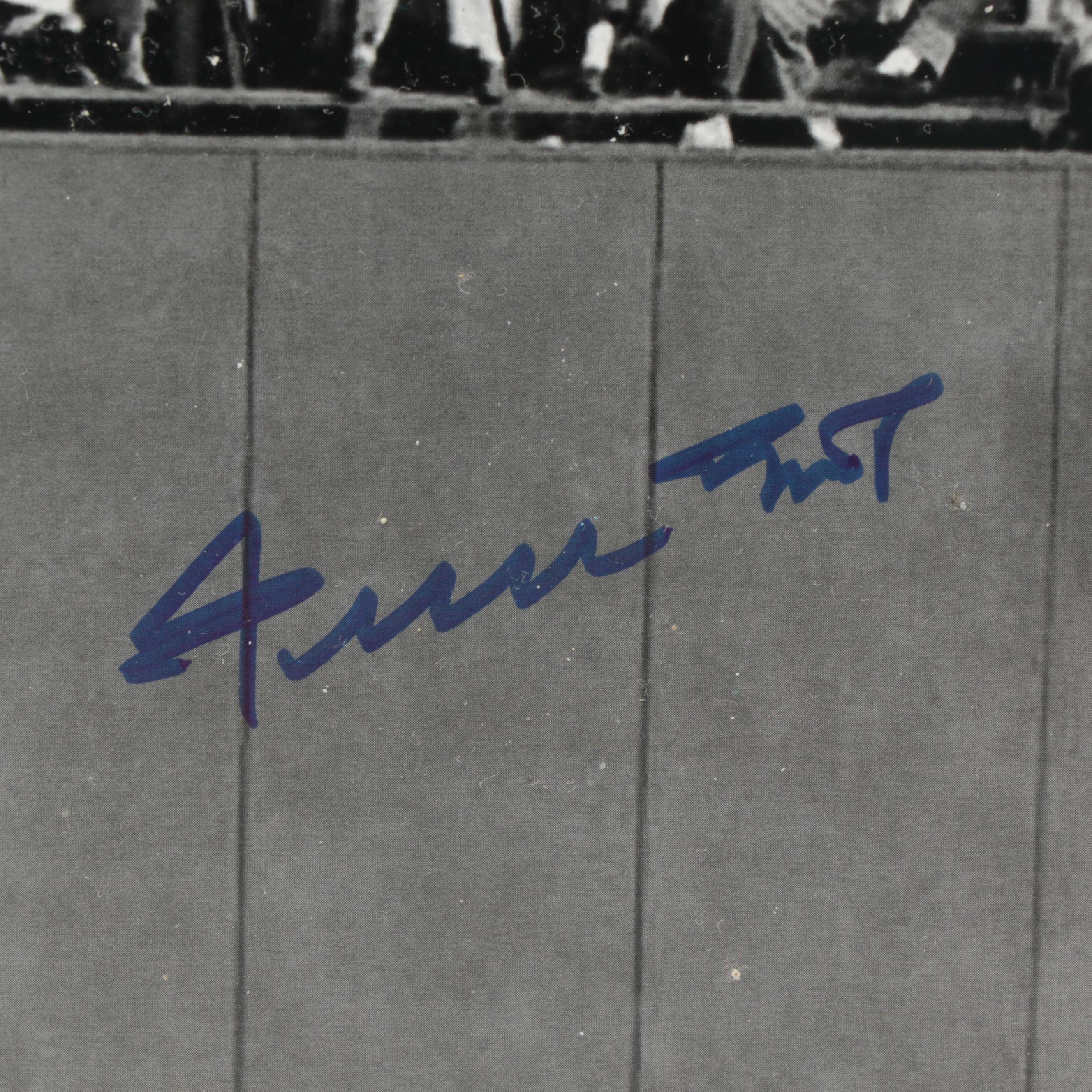 San Francisco Giants Willie Mays Signed Halftone