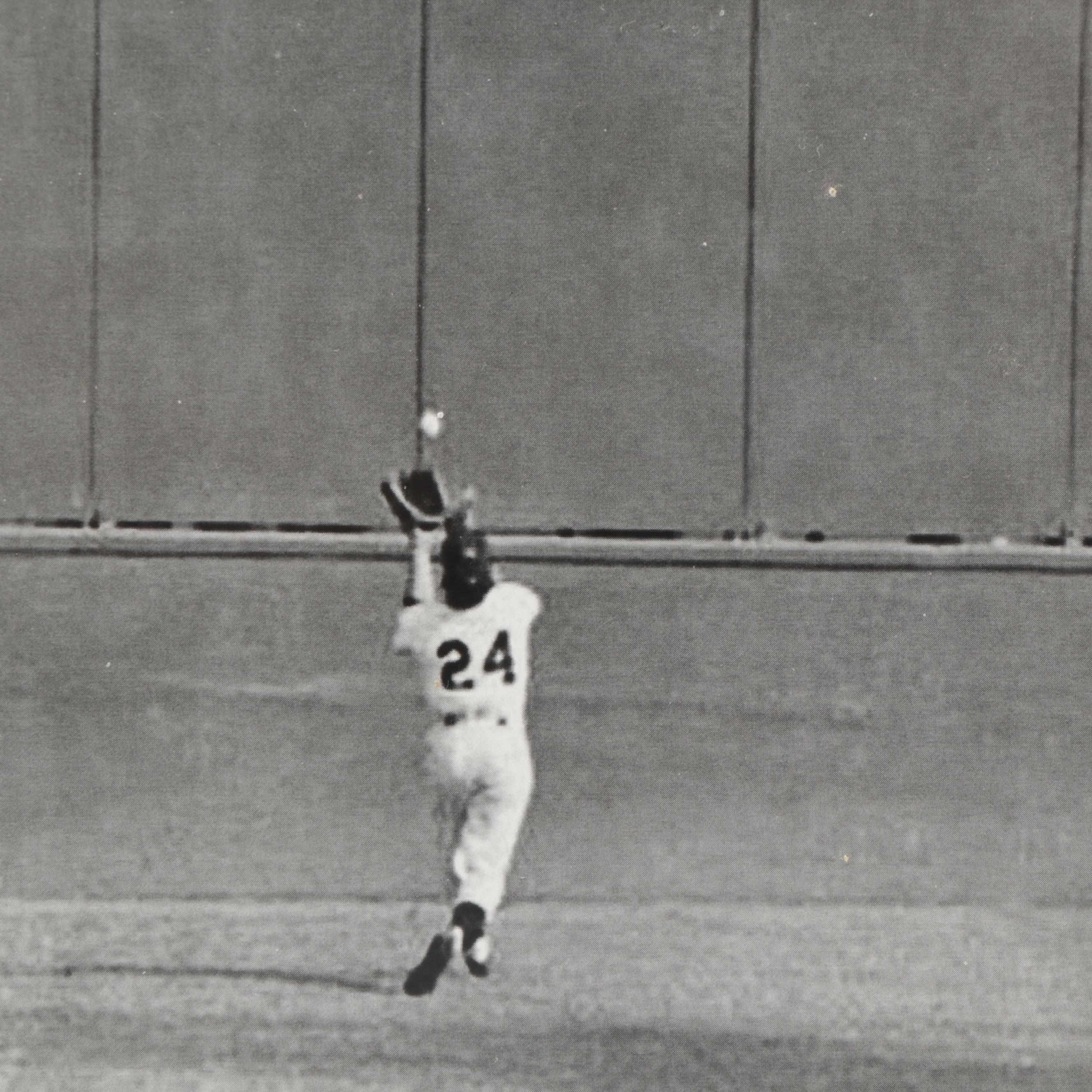 San Francisco Giants Willie Mays Signed Halftone