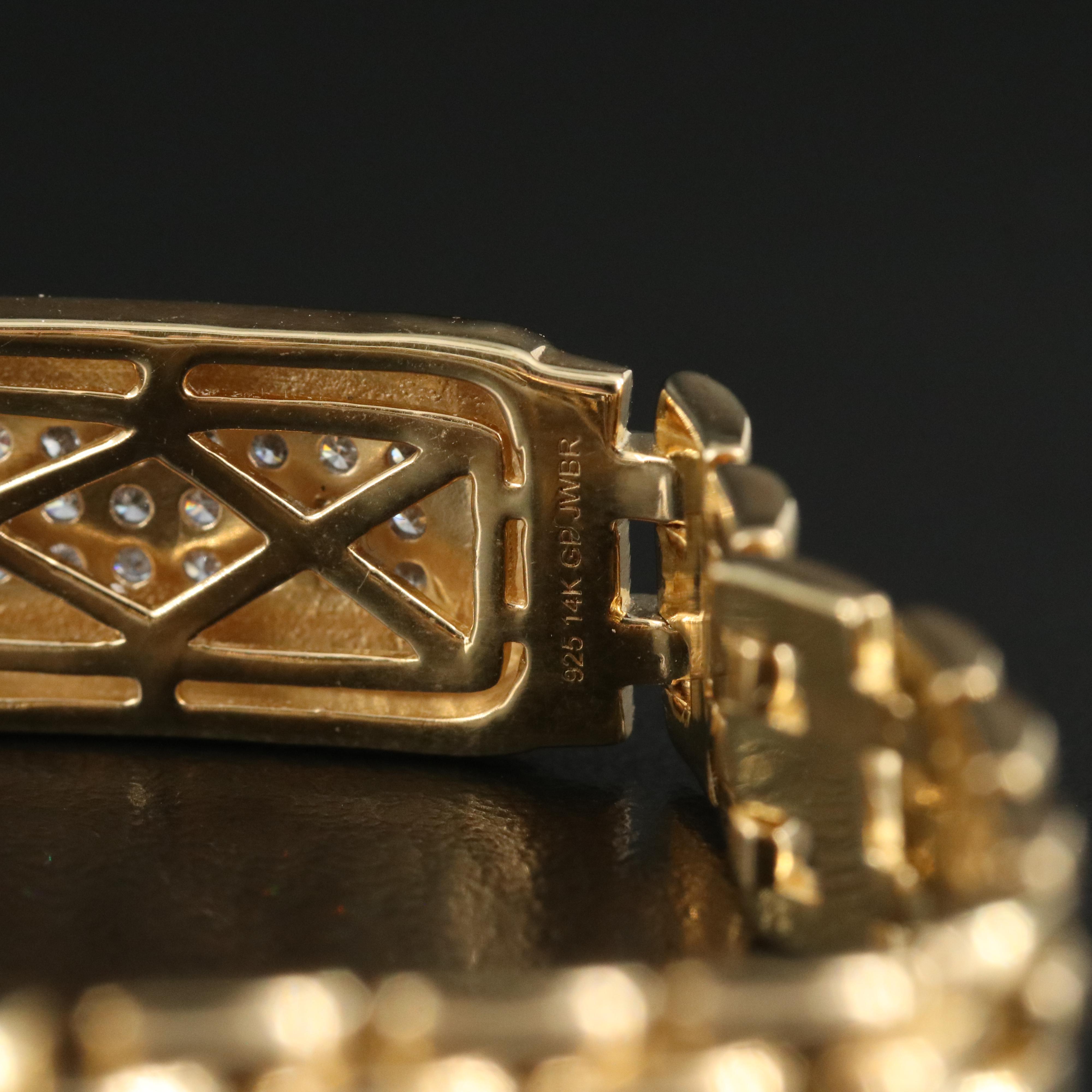 Sterling 1.04 CTW Diamond Bracelet