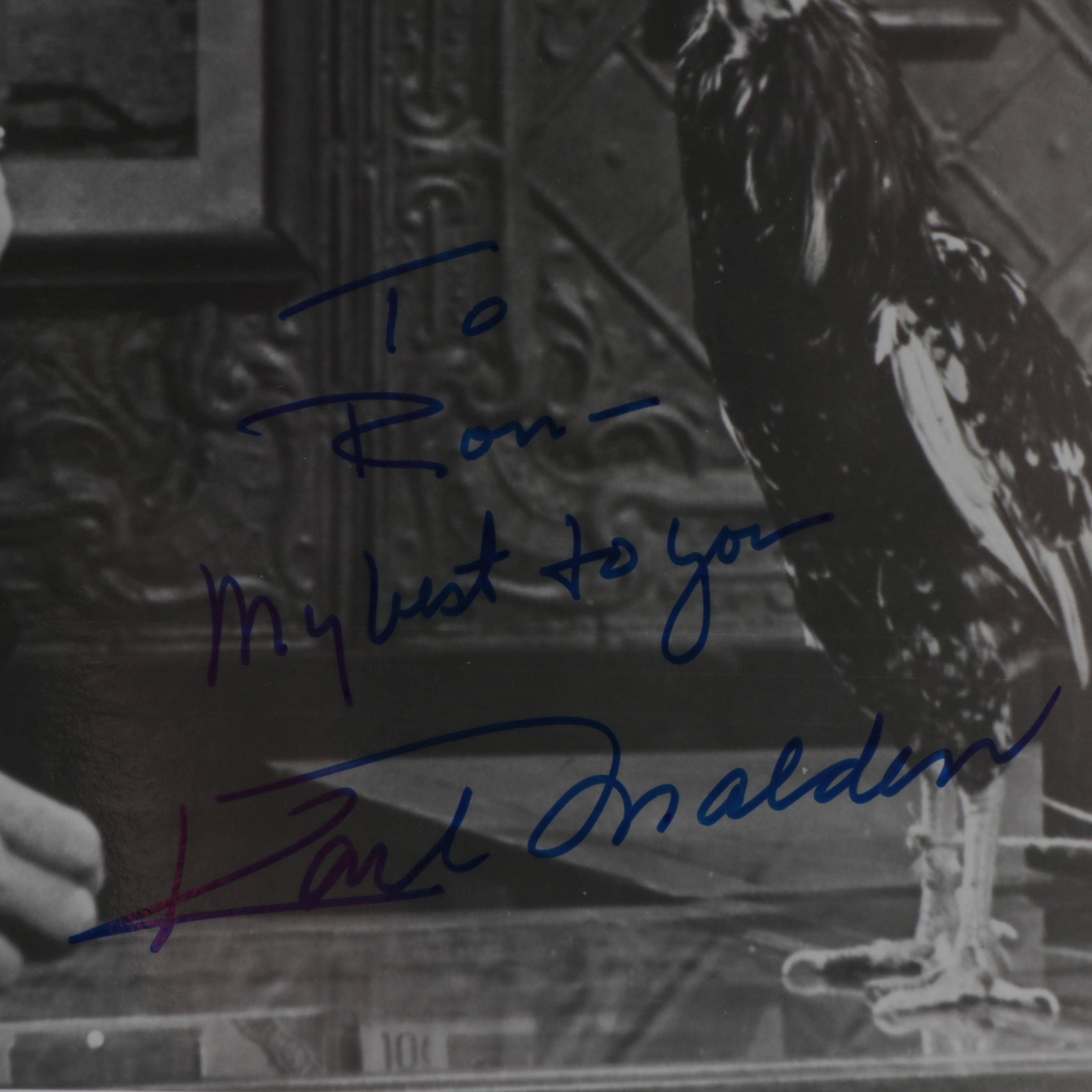 Karl Malden Signed "Birdman of Alcatraz" Giclée