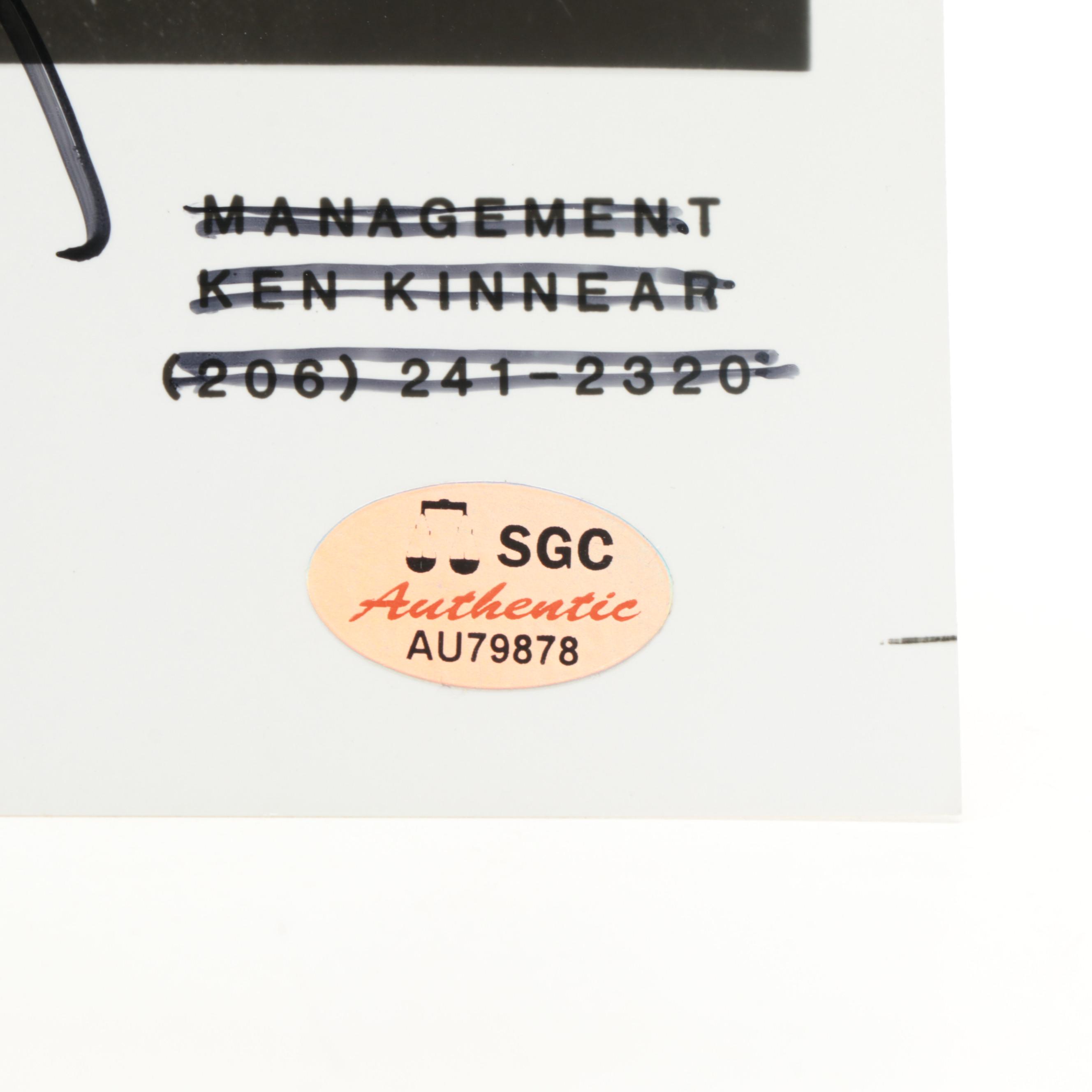 Nancy Wilson of Heart Signed and Personalized Giclée Print With Guitar Pick