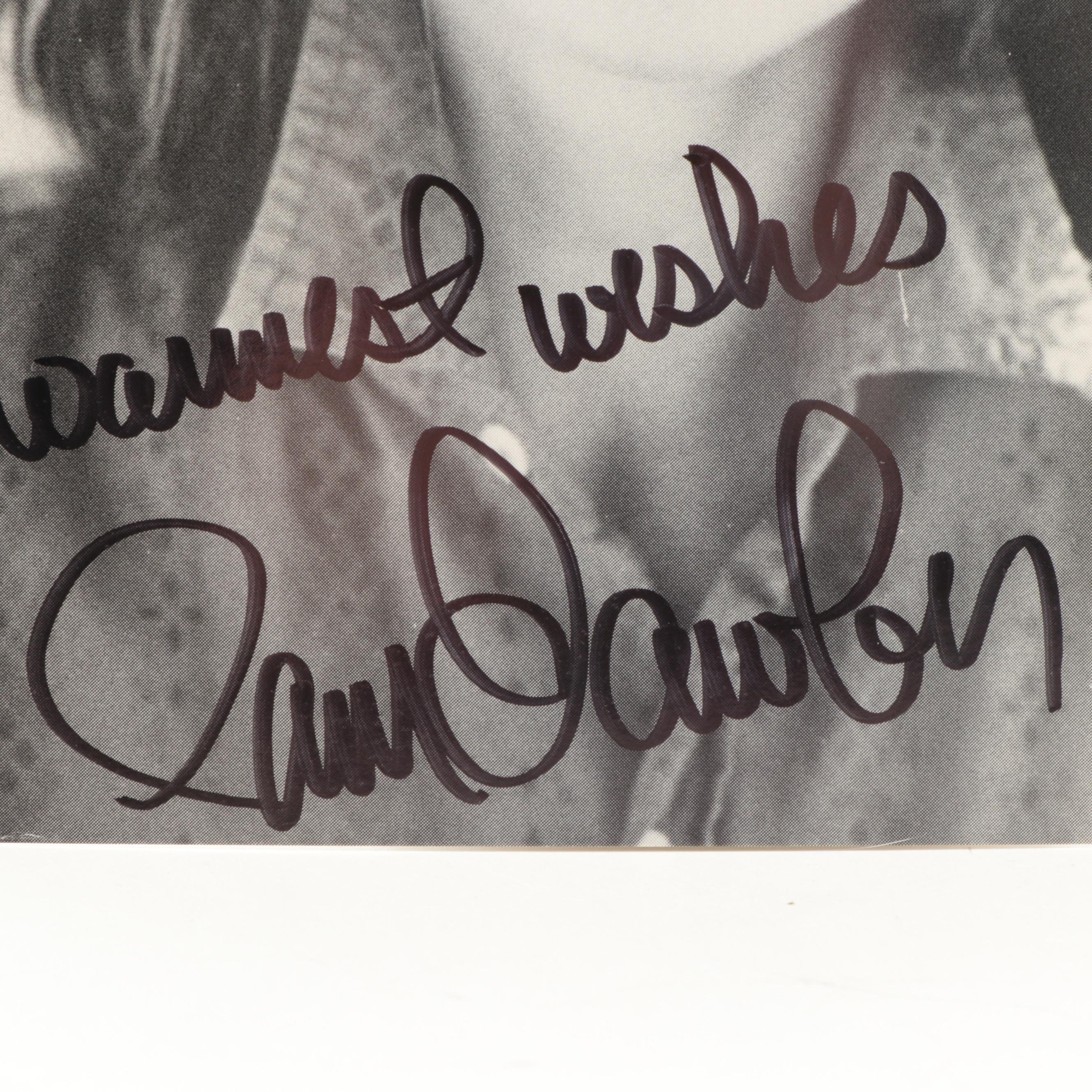 Pam Dawber Signed "Mork and Mindy" Trading Card with Signed Giclée Print