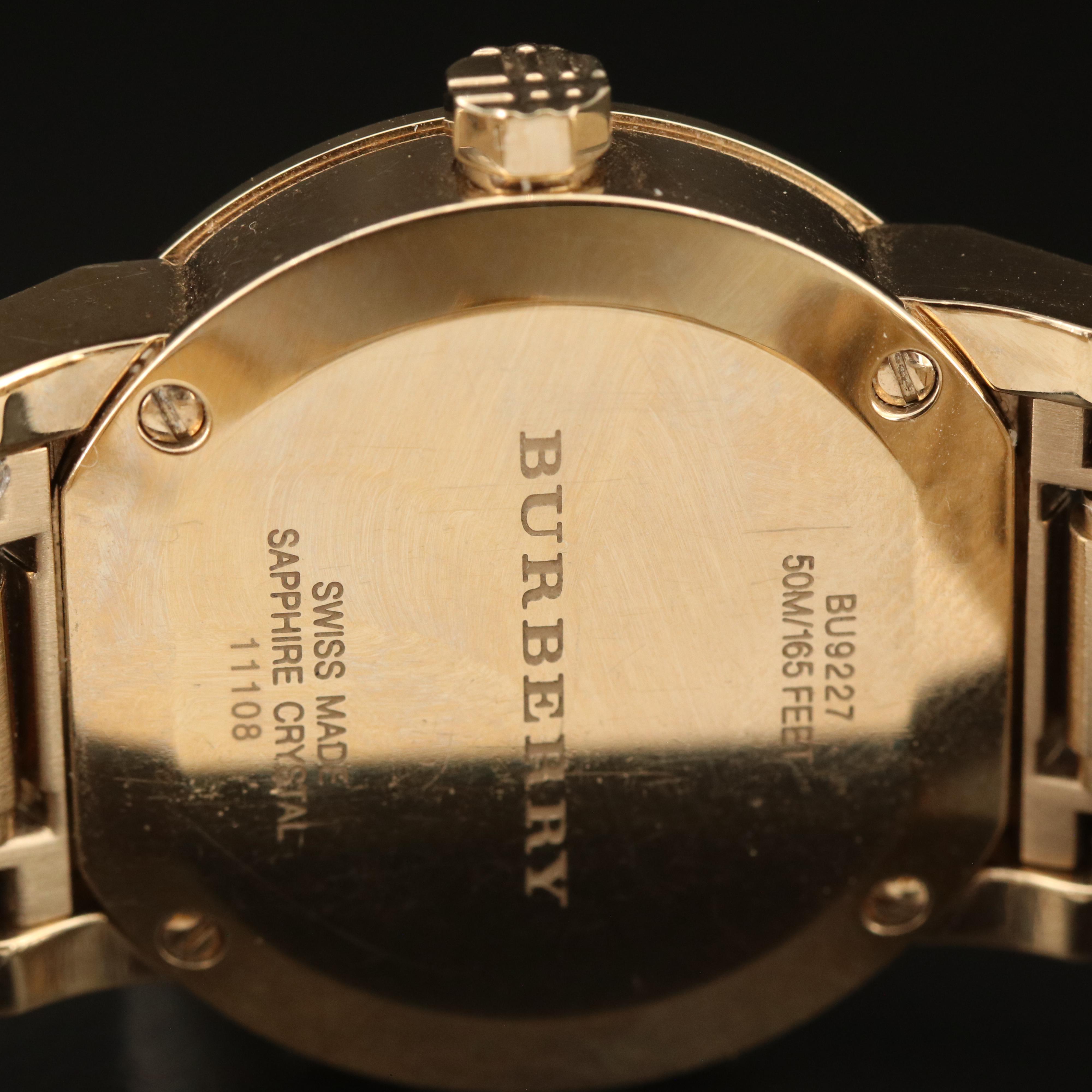 Burberry The City Stainless Steel Quartz Watch