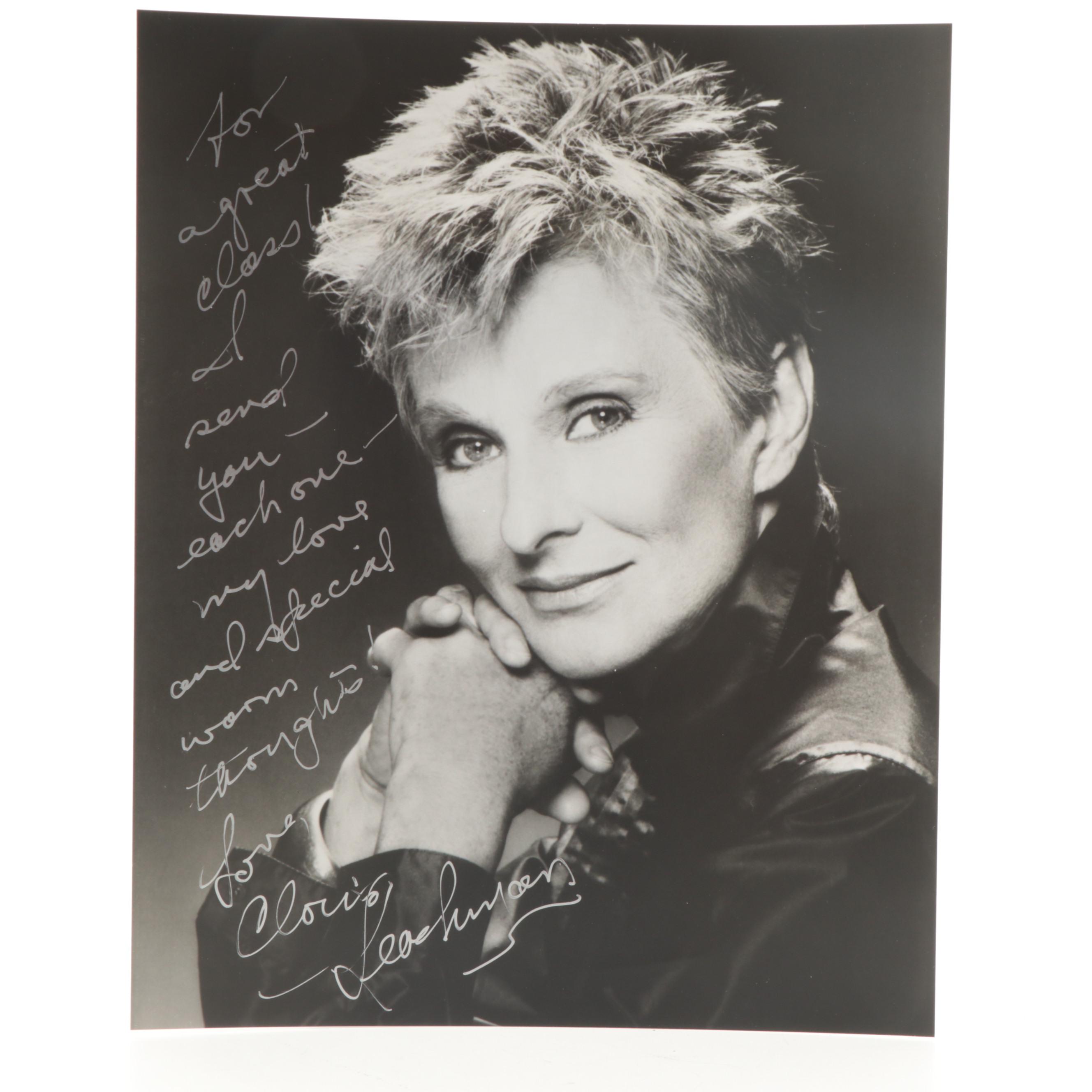 Cloris Leachman Handwritten and Signed Letter with Signed Giclée