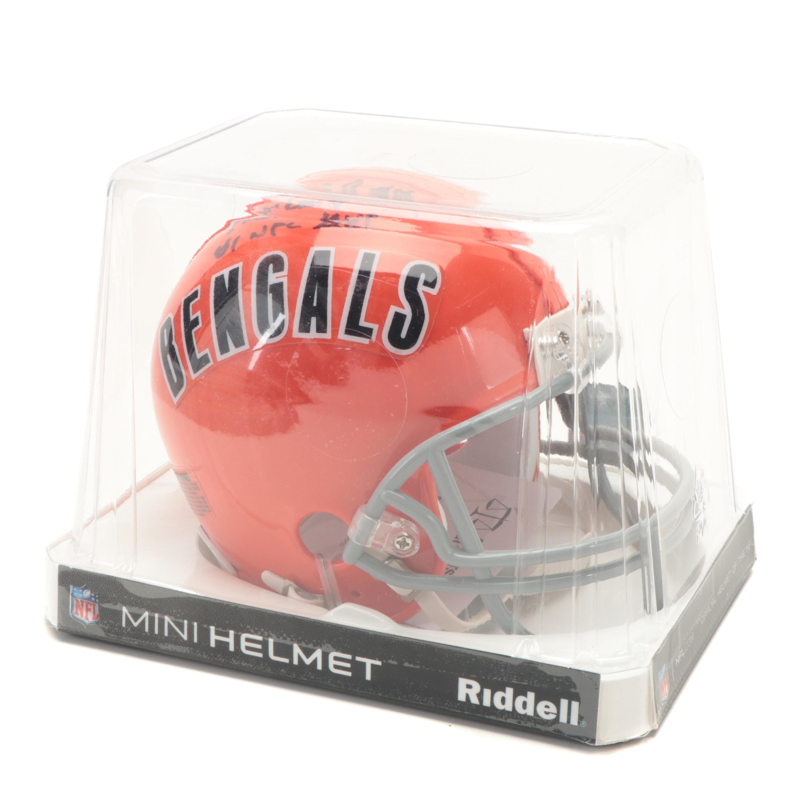 Cincinnati Bengals Ken Anderson Signed Riddell Mini Football Helmet