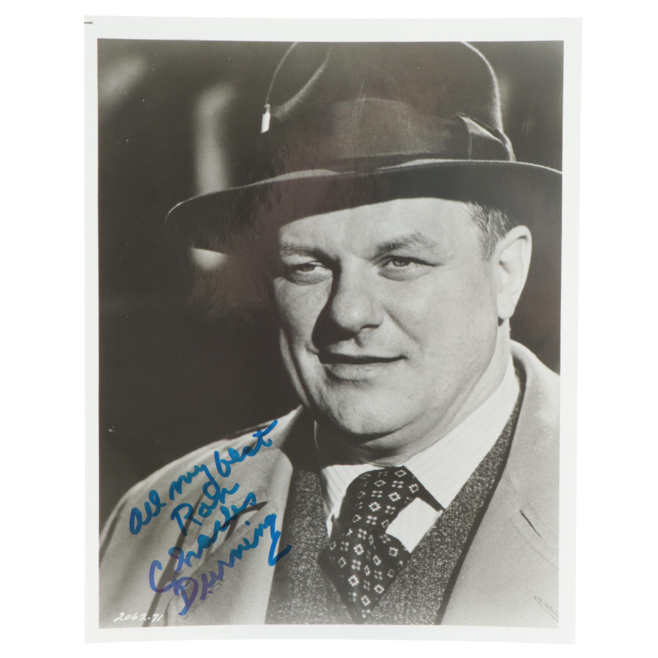 Charles Durning Signed Giclée