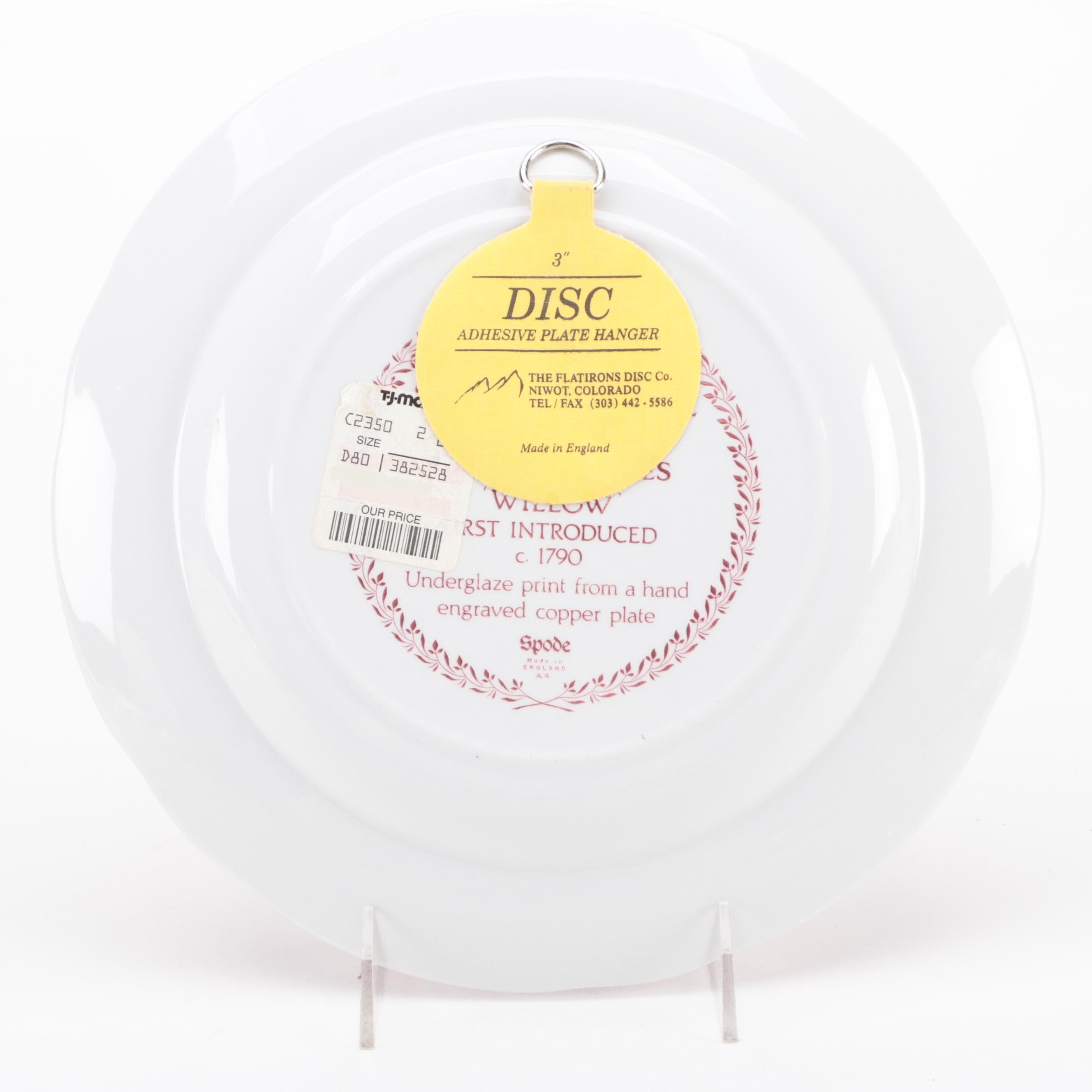 Spode "Sutherland" Caramanian Printed Ceramic Collector Plates, Late 20th C.