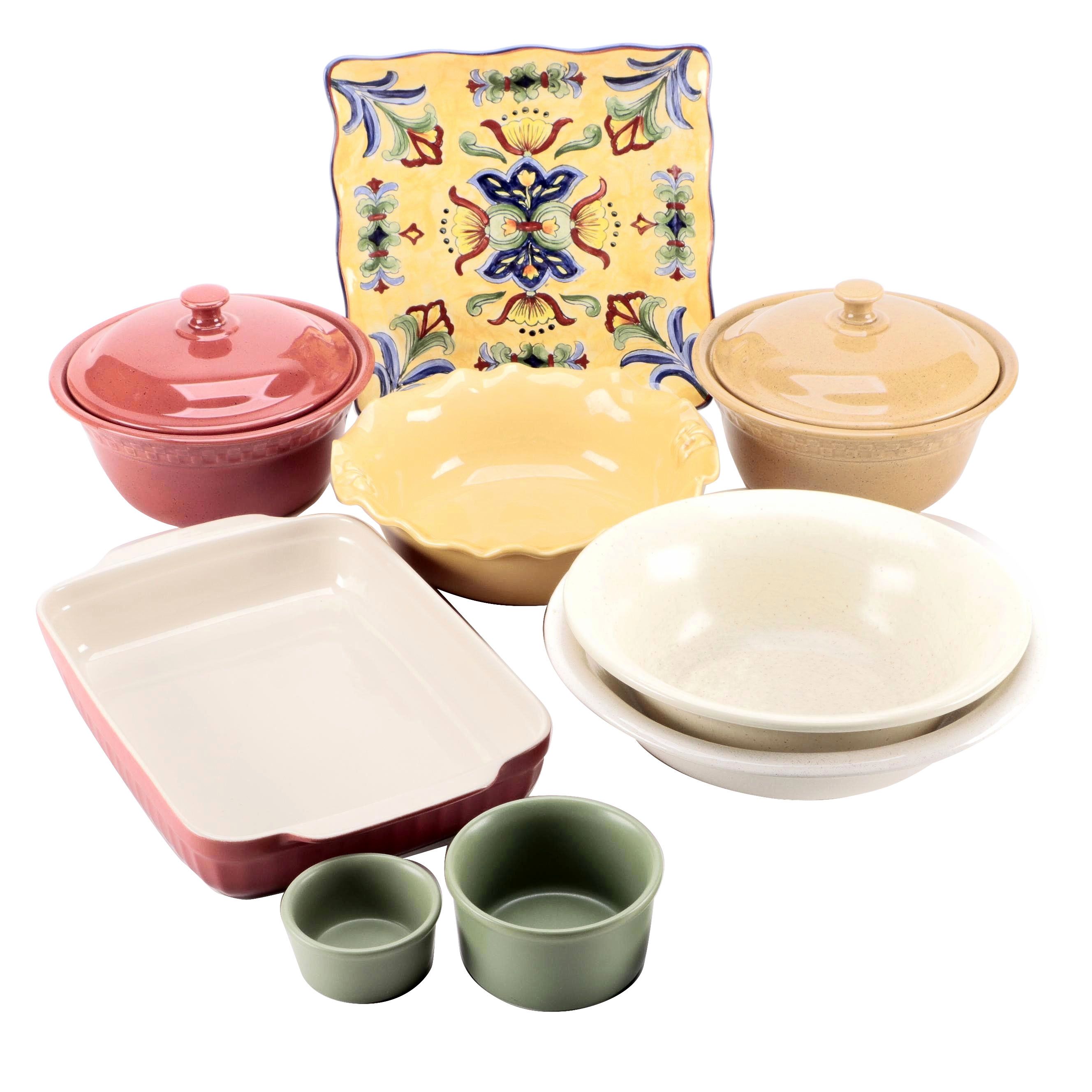 McCoy Pottery, The Neelys and Other Ceramic Bowls, Bakers and Tray