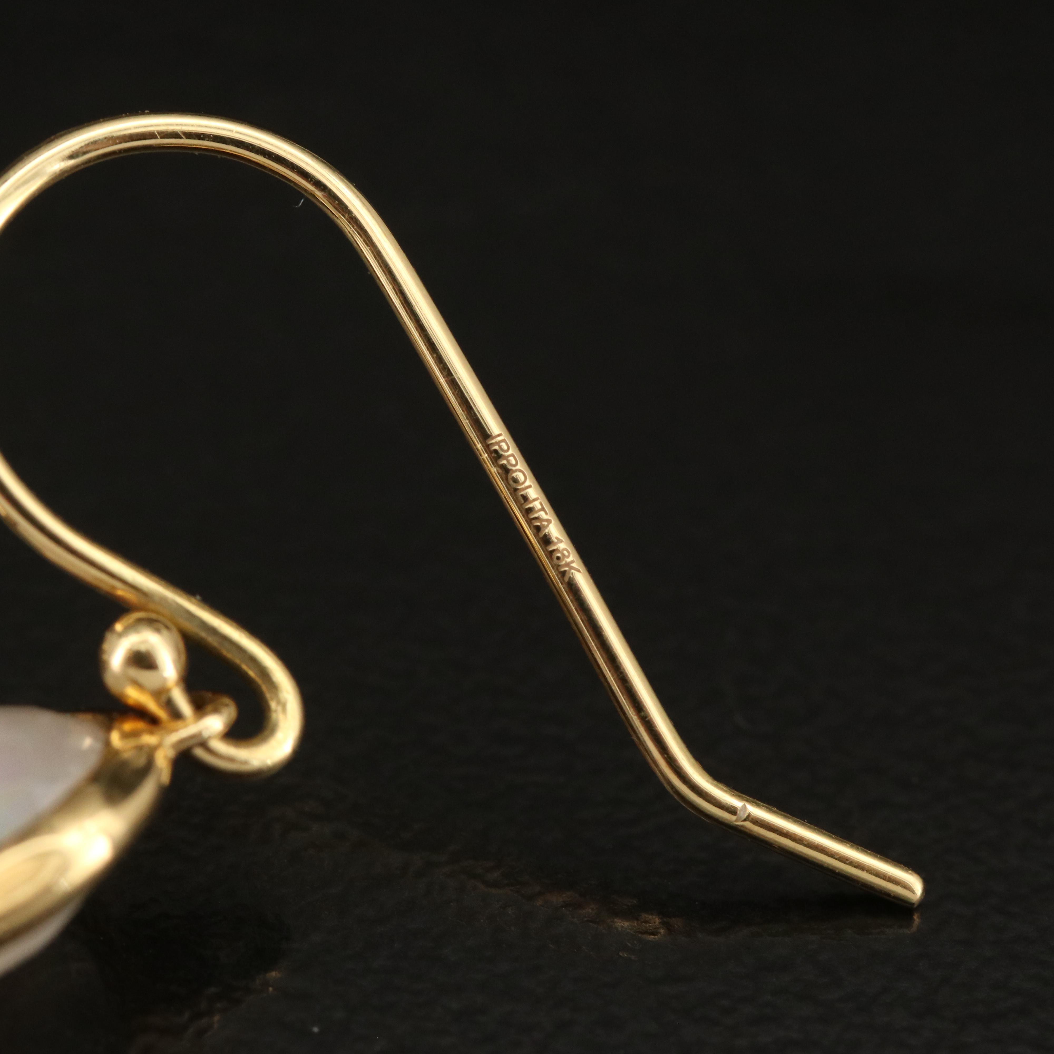 Ippolita "Rock Candy" 18K Quartz, Moonstone and Mother-of-Pearl Earrings