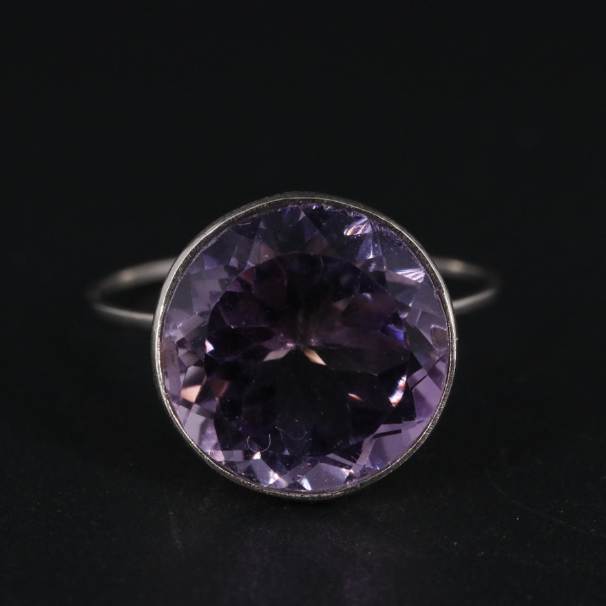 10K Amethyst Ring