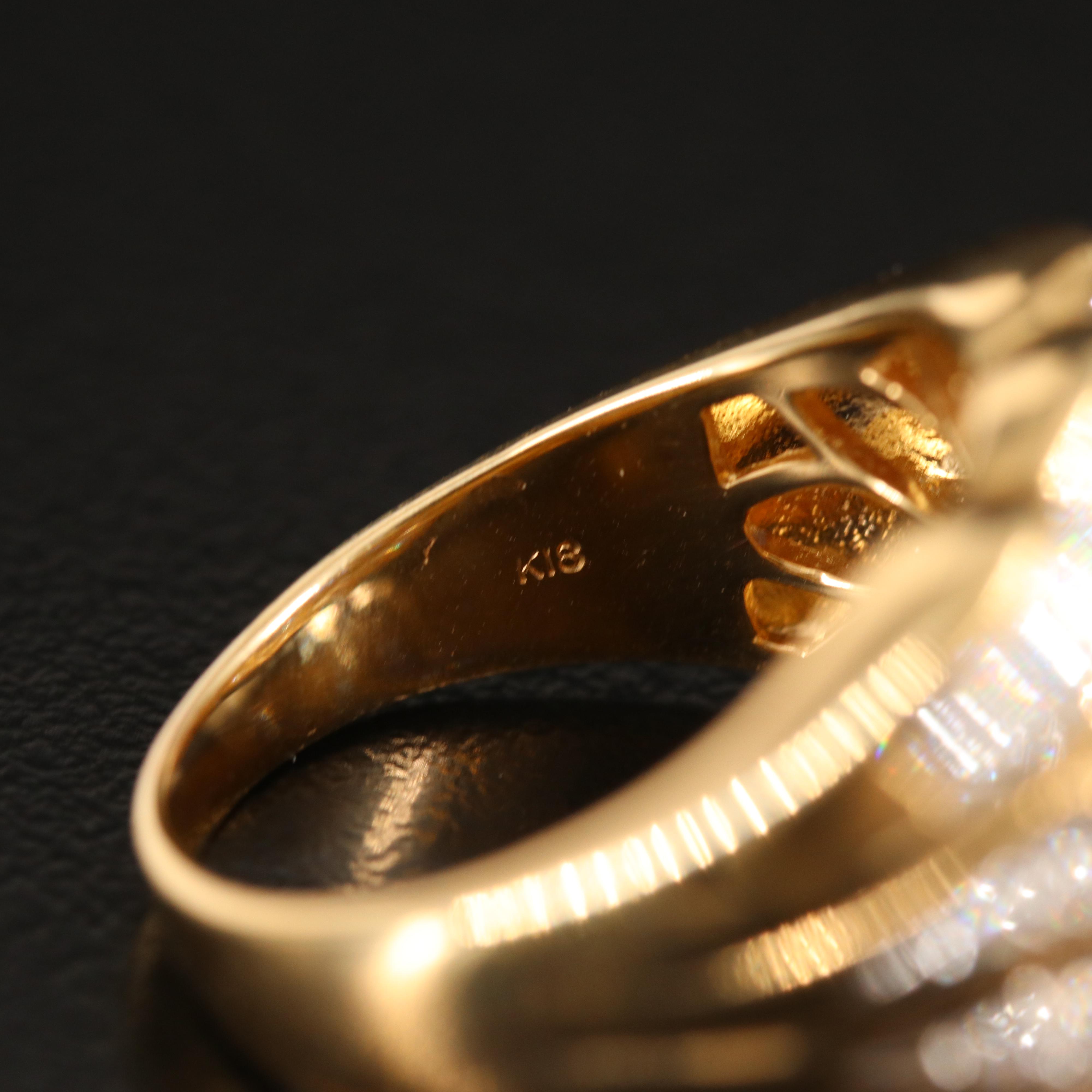 18K Sapphire and 1.00 CTW Diamond Ring