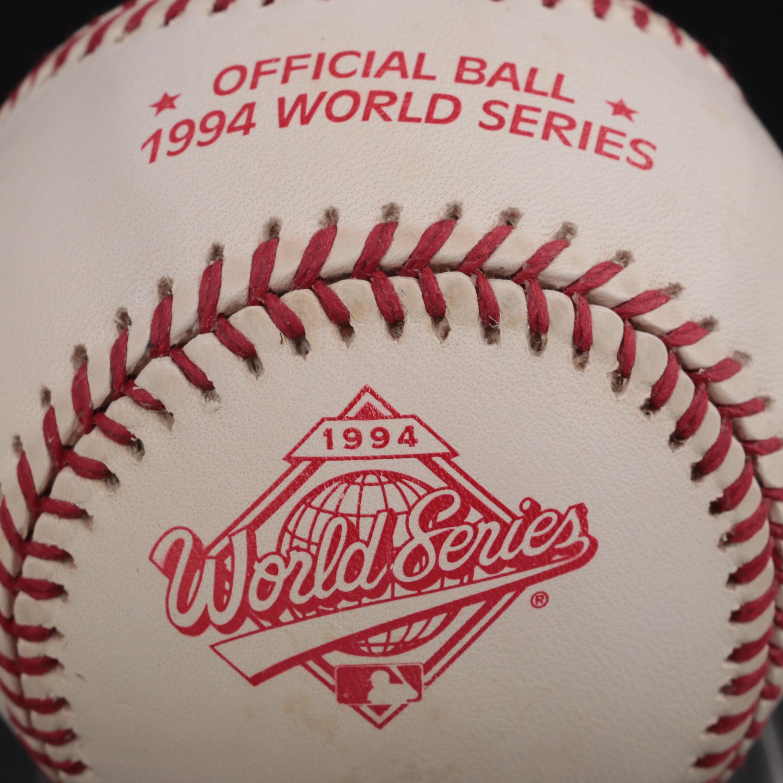 Rawlings Baseballs With 1994 World Series, Nolan Ryan Commemorative, More