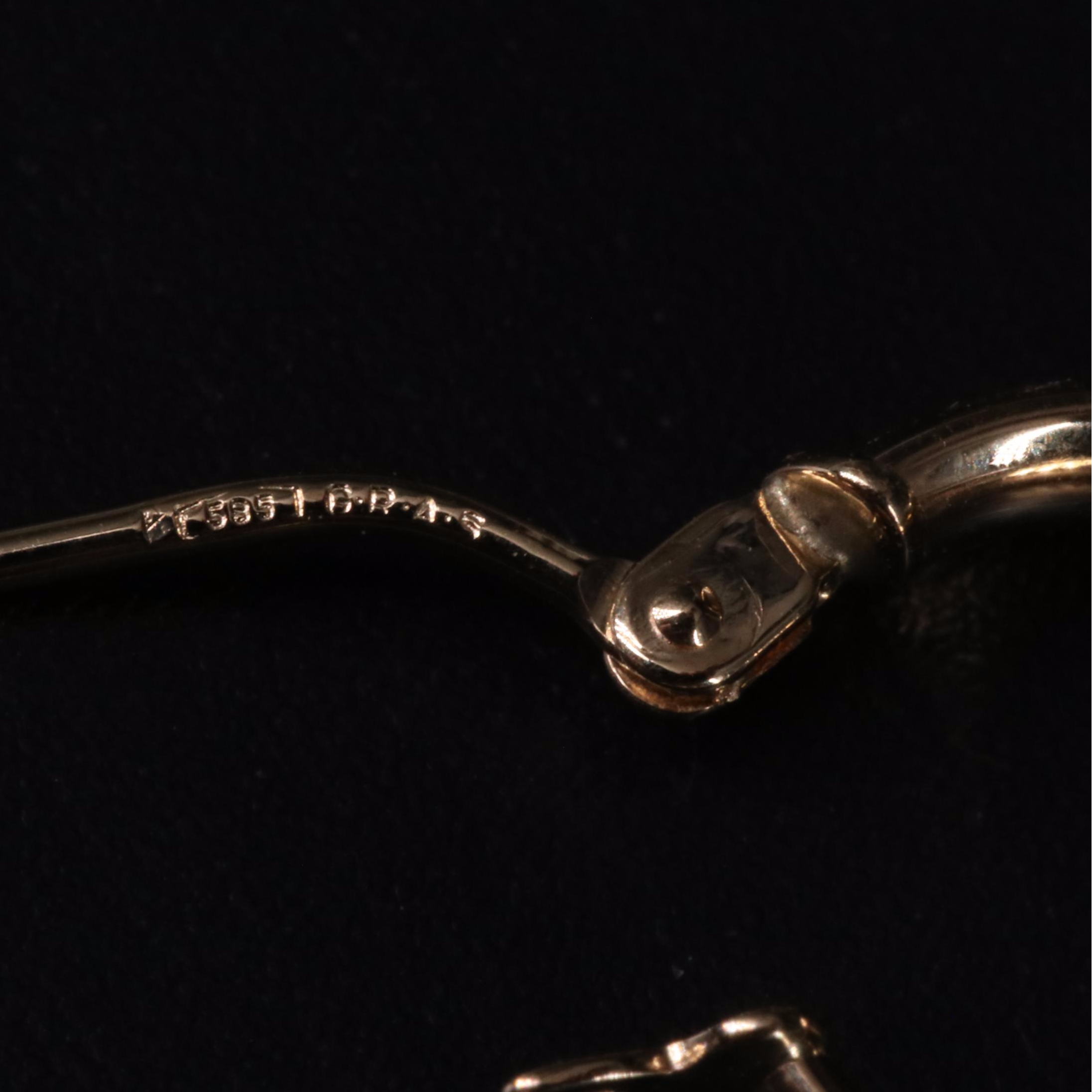 14K Mini Hoop Textured Earrings