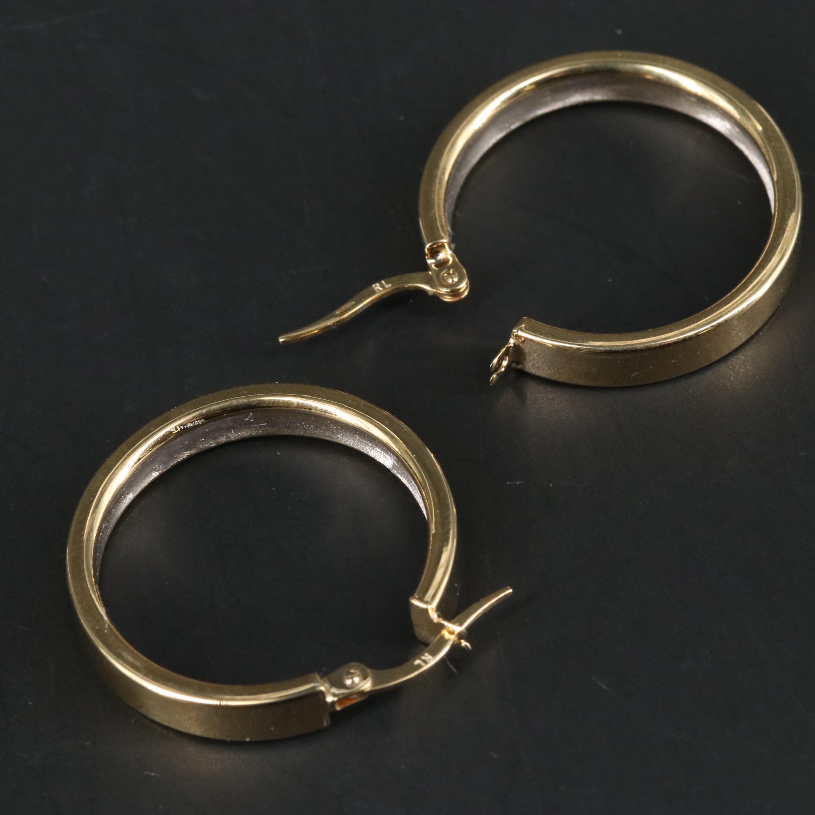 14K Hoop Earrings