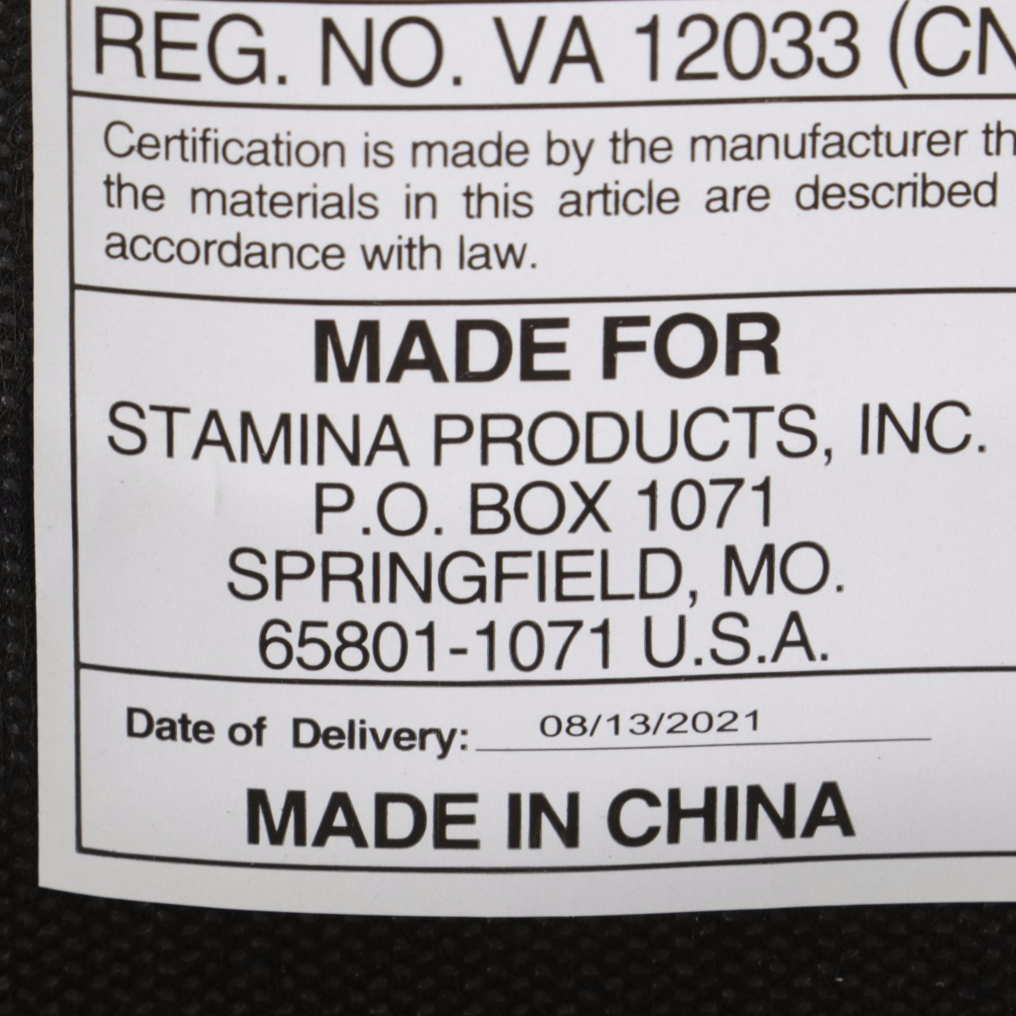 Stamina Products In-Line Back Stretch Bench, 2021