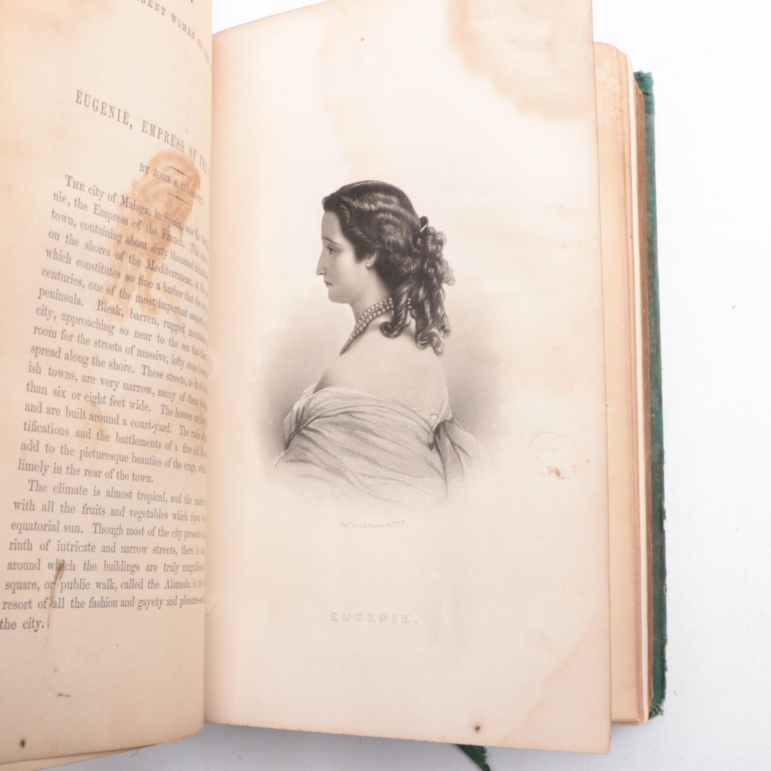 Illustrated "Eminent Women of the Age" by James Parton, 1868