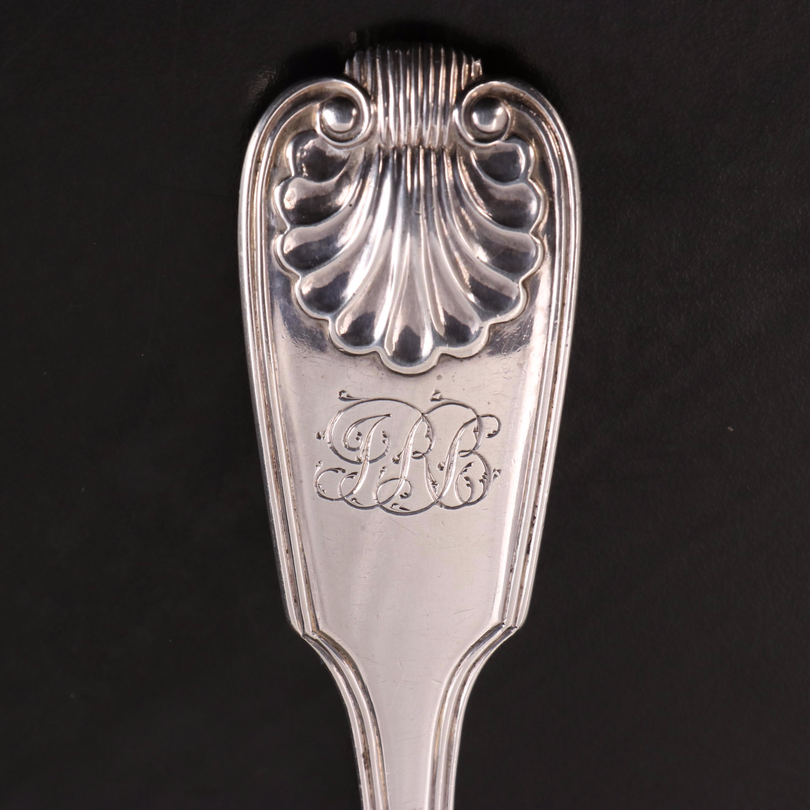 William Chawner II Georgian Sterling Silver Fish Knife, 1824