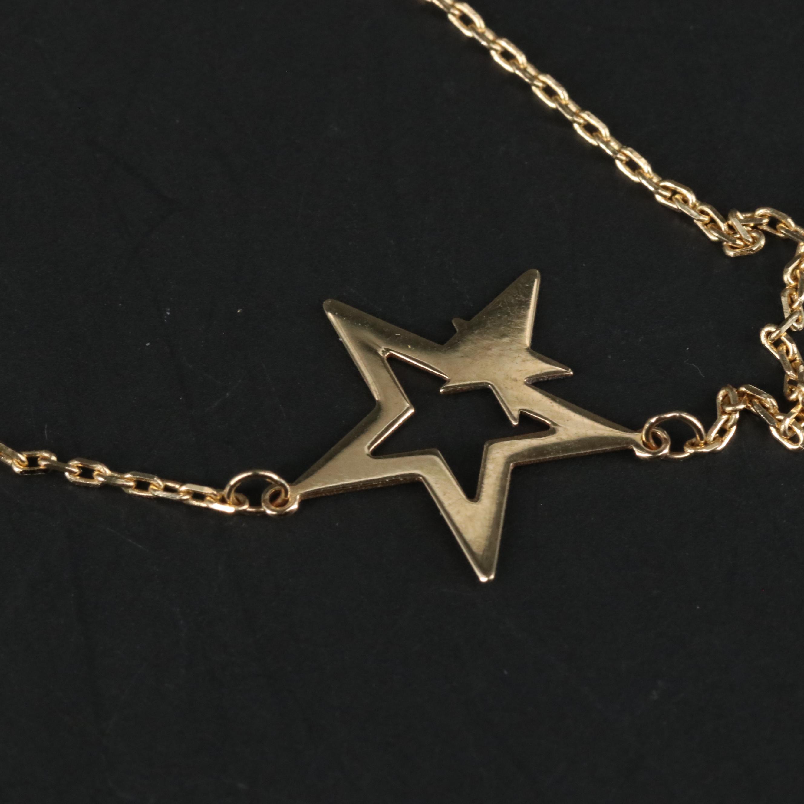 14K Pendant Star Necklace