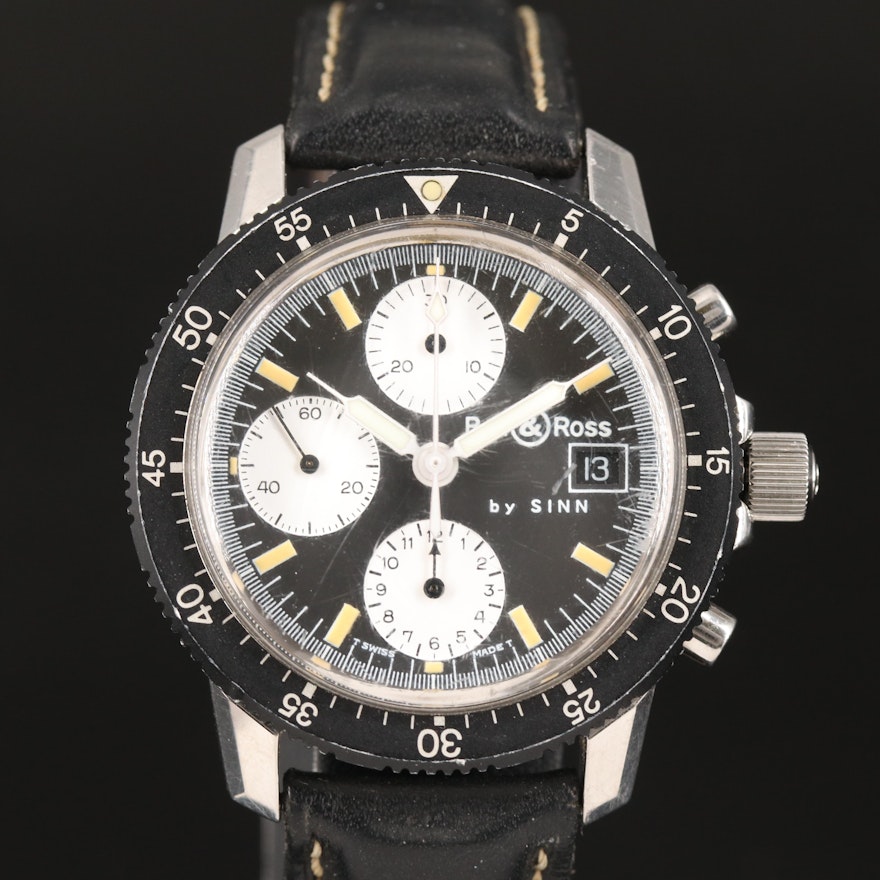 Bell & Ross By Sinn Chronograph Wristwatch