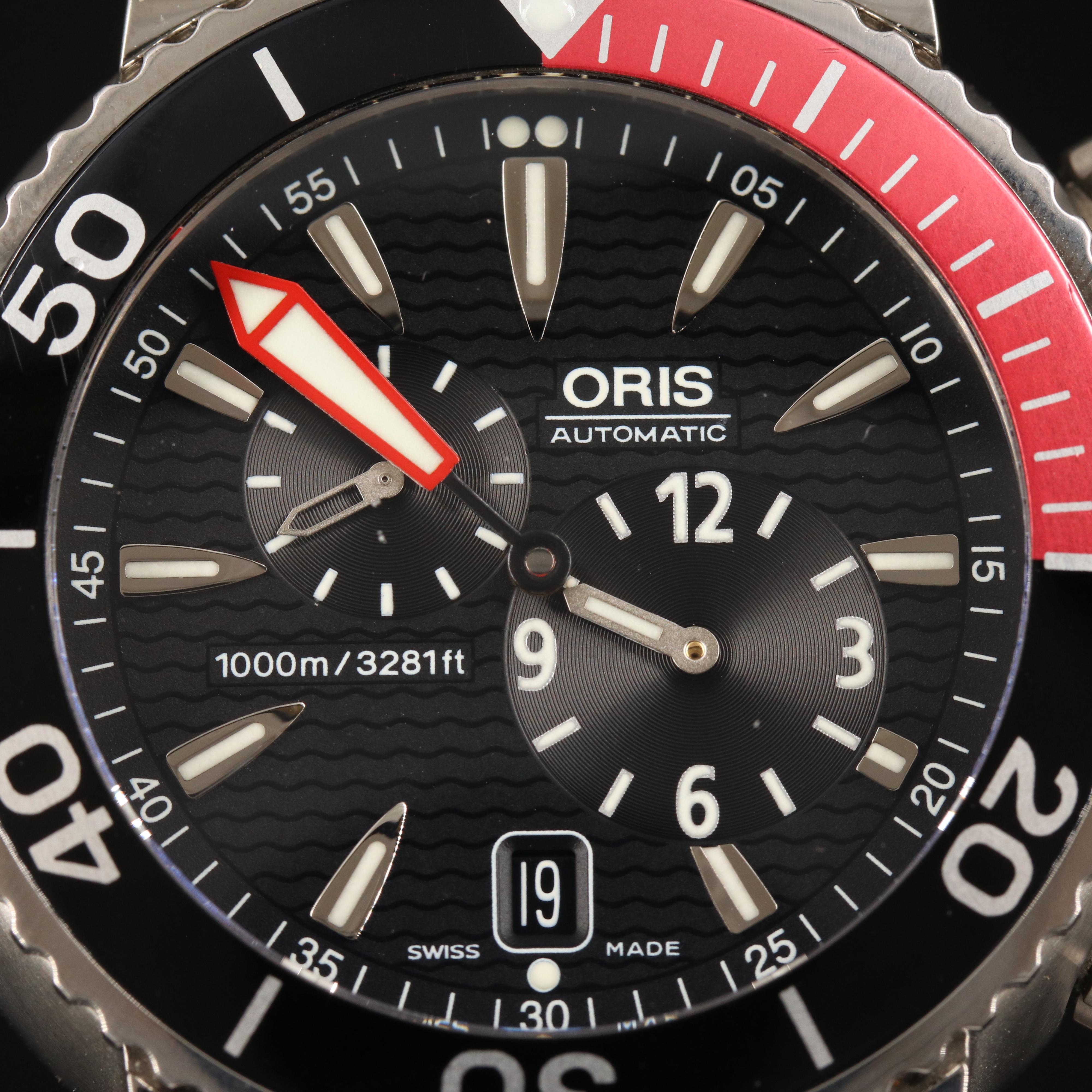 Oris TT1 Professional Titanium Regulator Dial Watch
