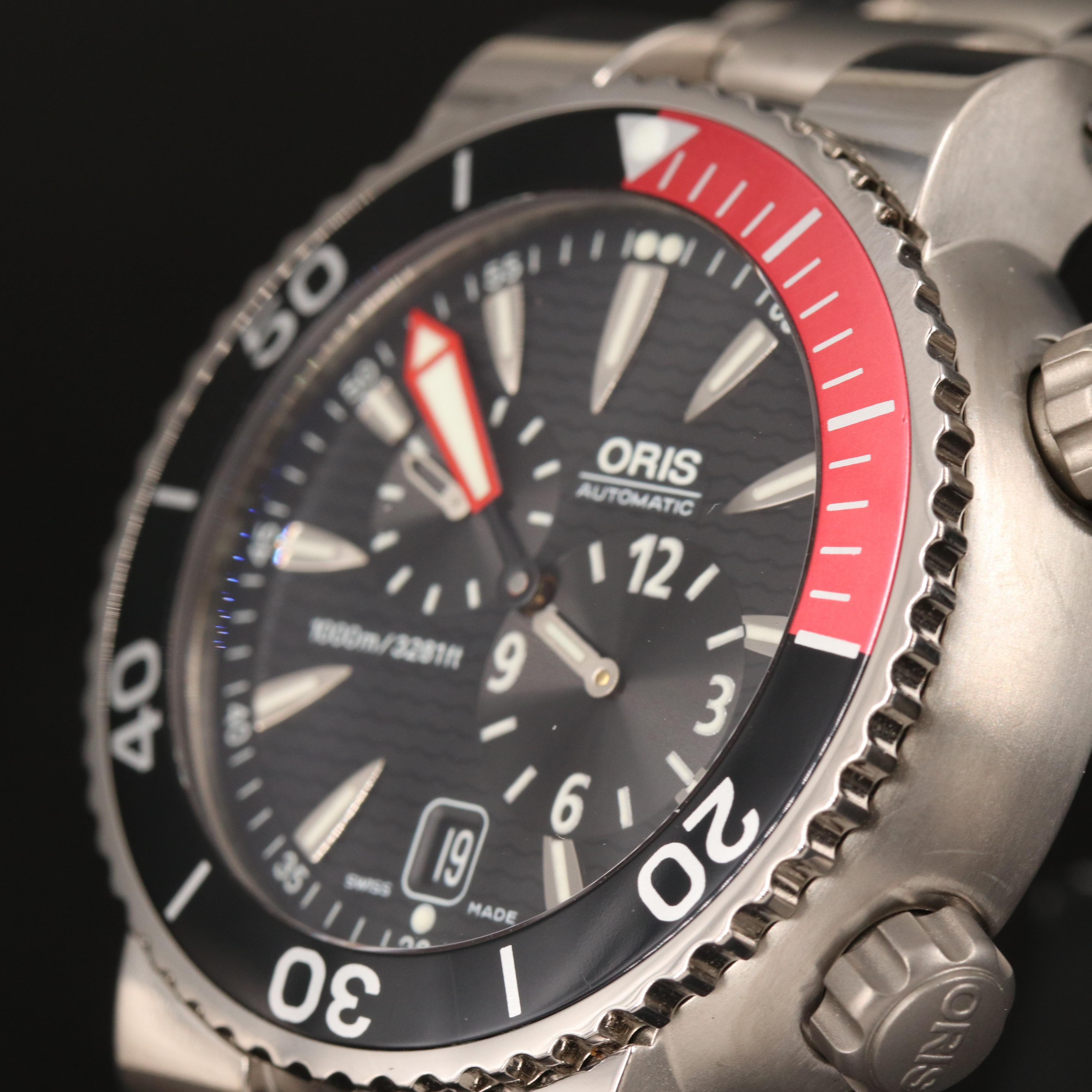 Oris TT1 Professional Titanium Regulator Dial Watch