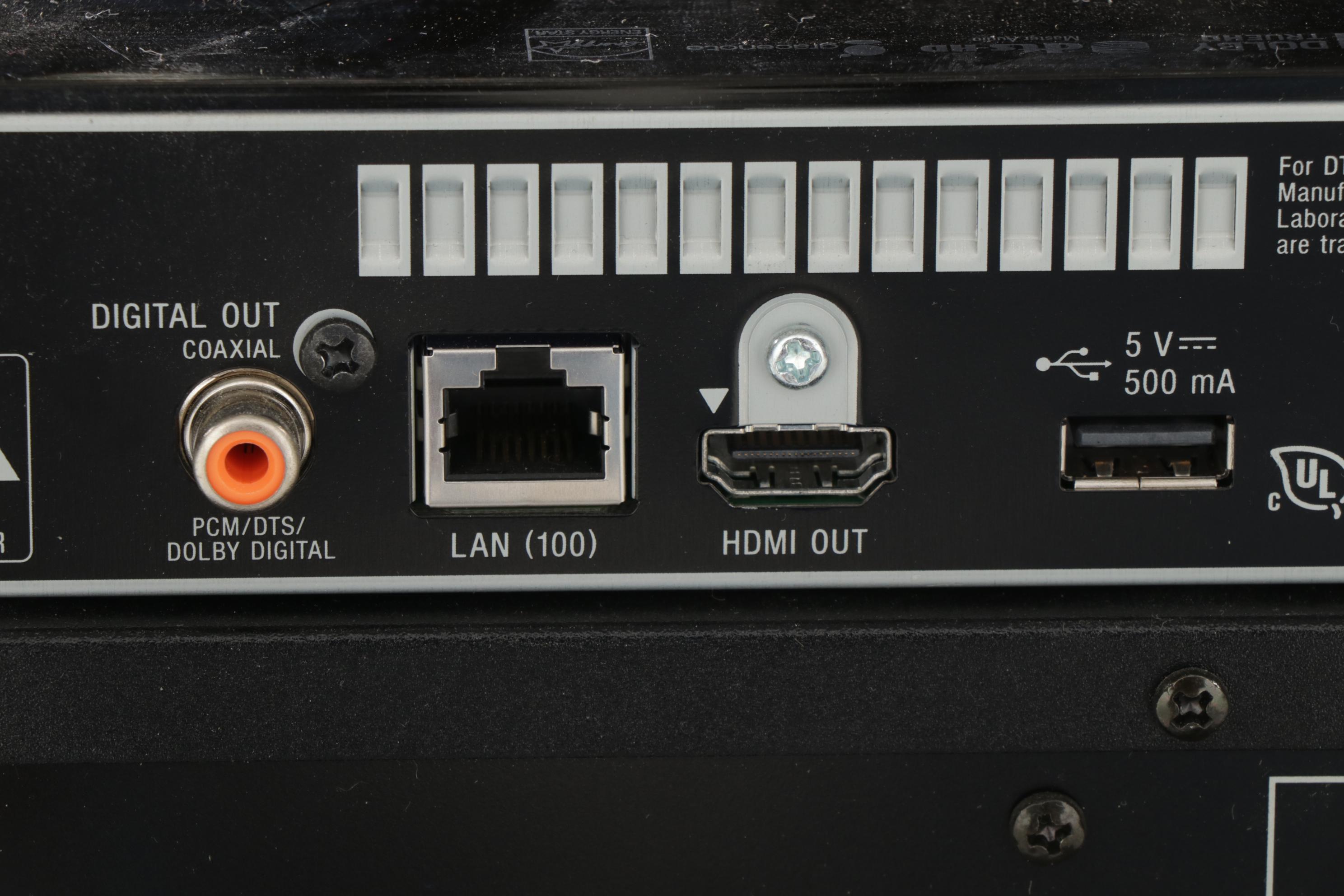 Paradigm PS-1000 Subwoofer Amp, Yamaha Stereo Receiver and Sony DVD Player