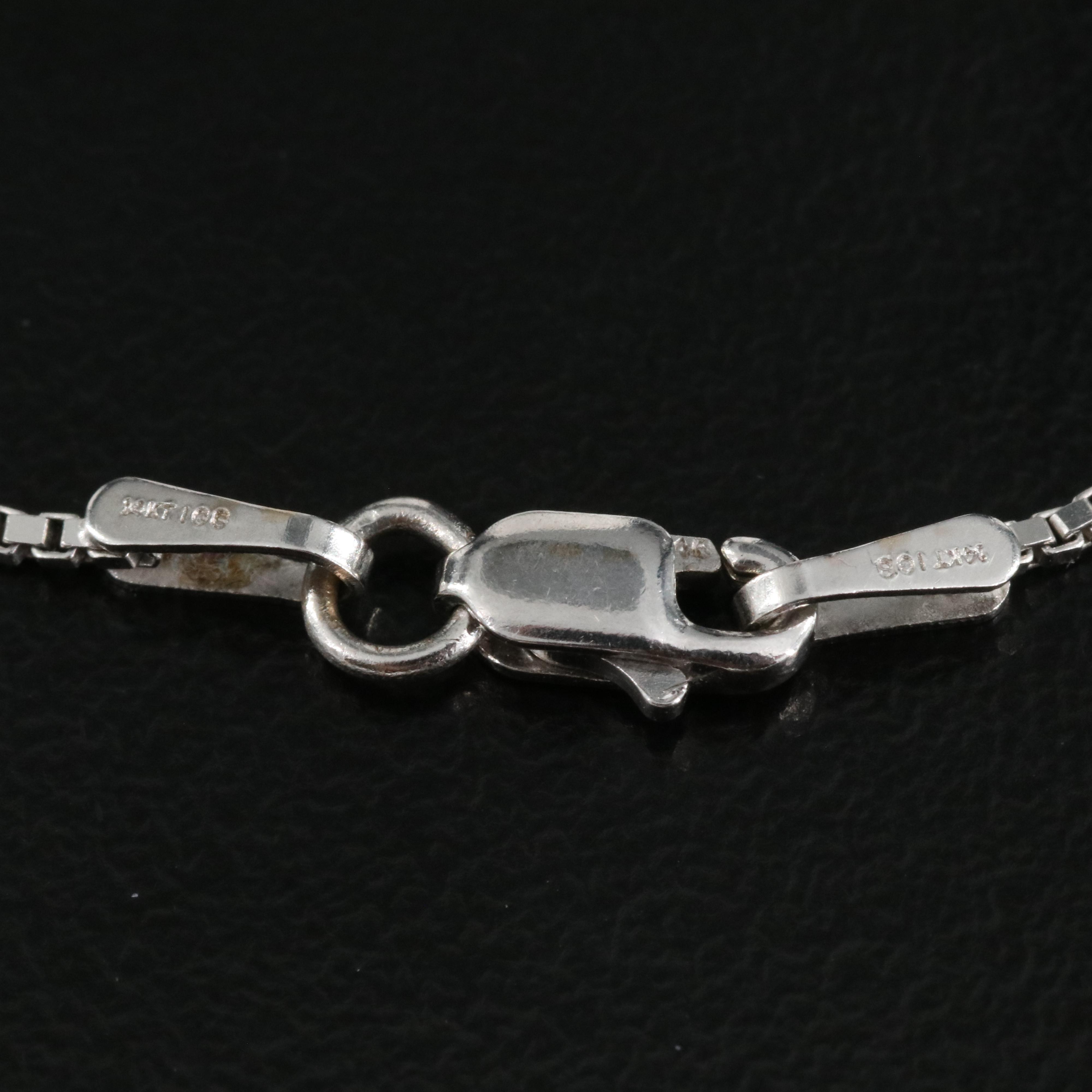 14K Amethyst and Swiss Blue Topaz Cross Pendant Necklace