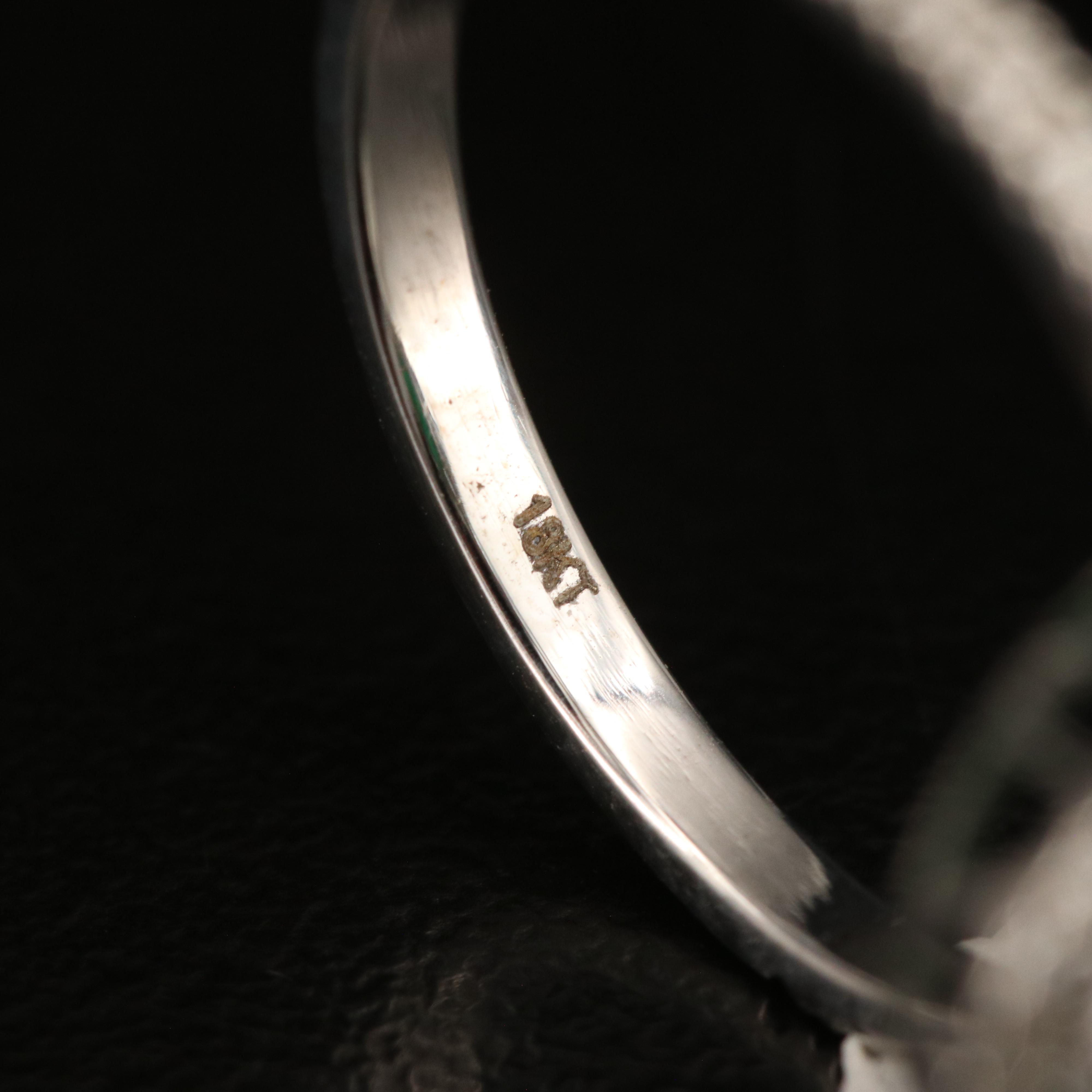 18K 3.61 CT Emerald and Diamond Ring