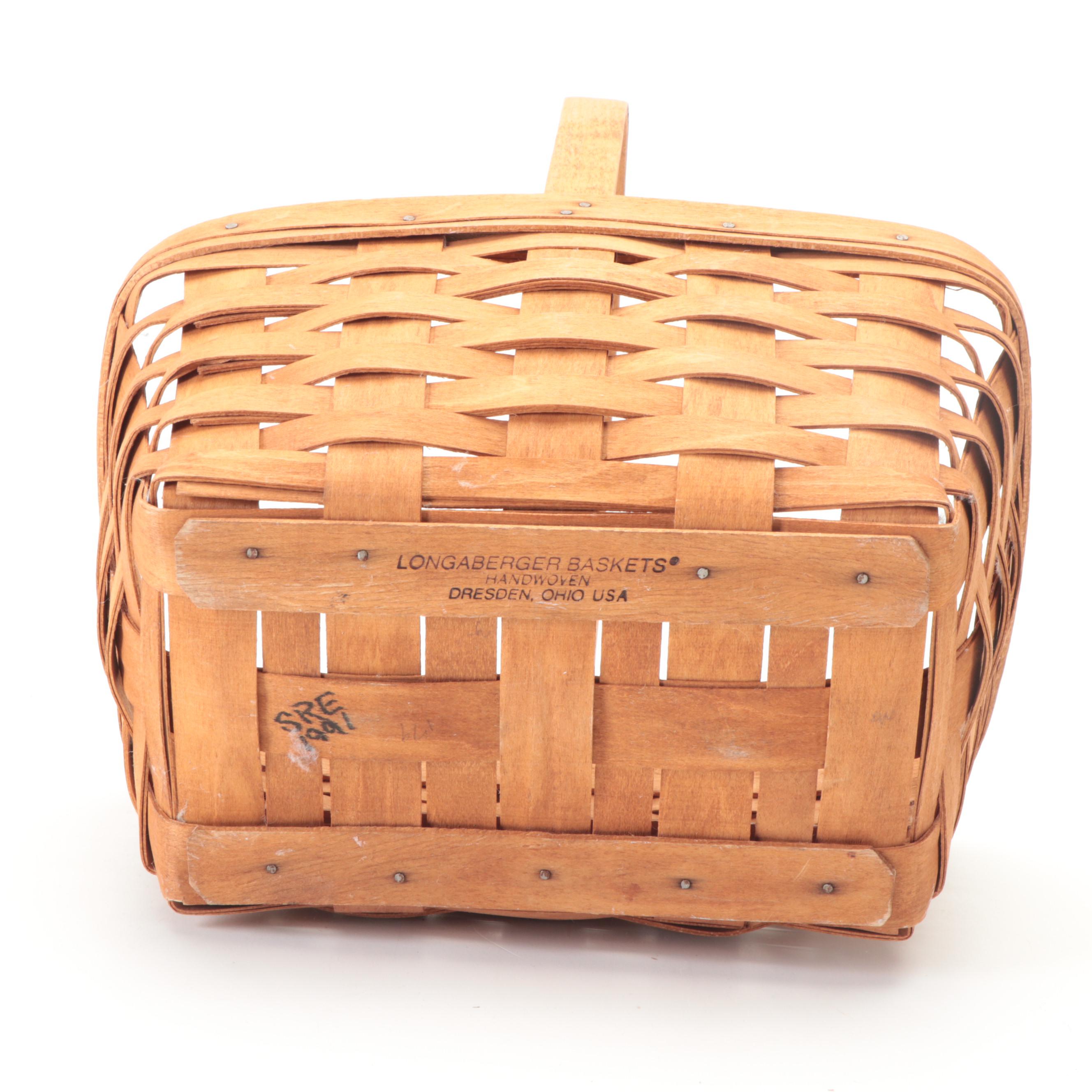 Royce Craft, Longaberger, and American Traditions Handwoven Plaited Baskets