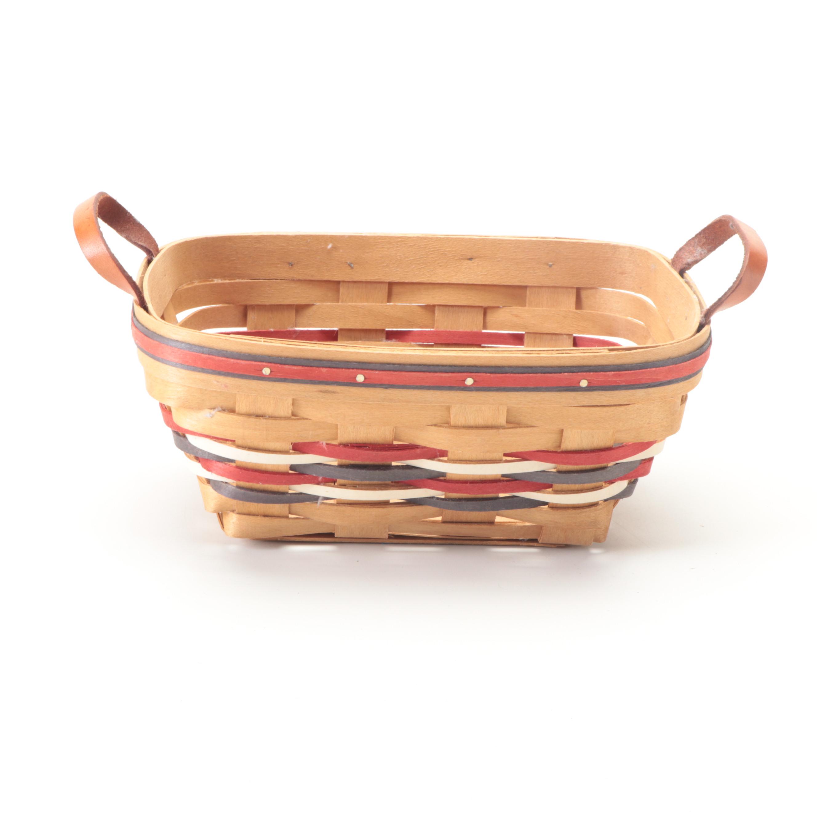 Royce Craft, Longaberger, and American Traditions Handwoven Plaited Baskets