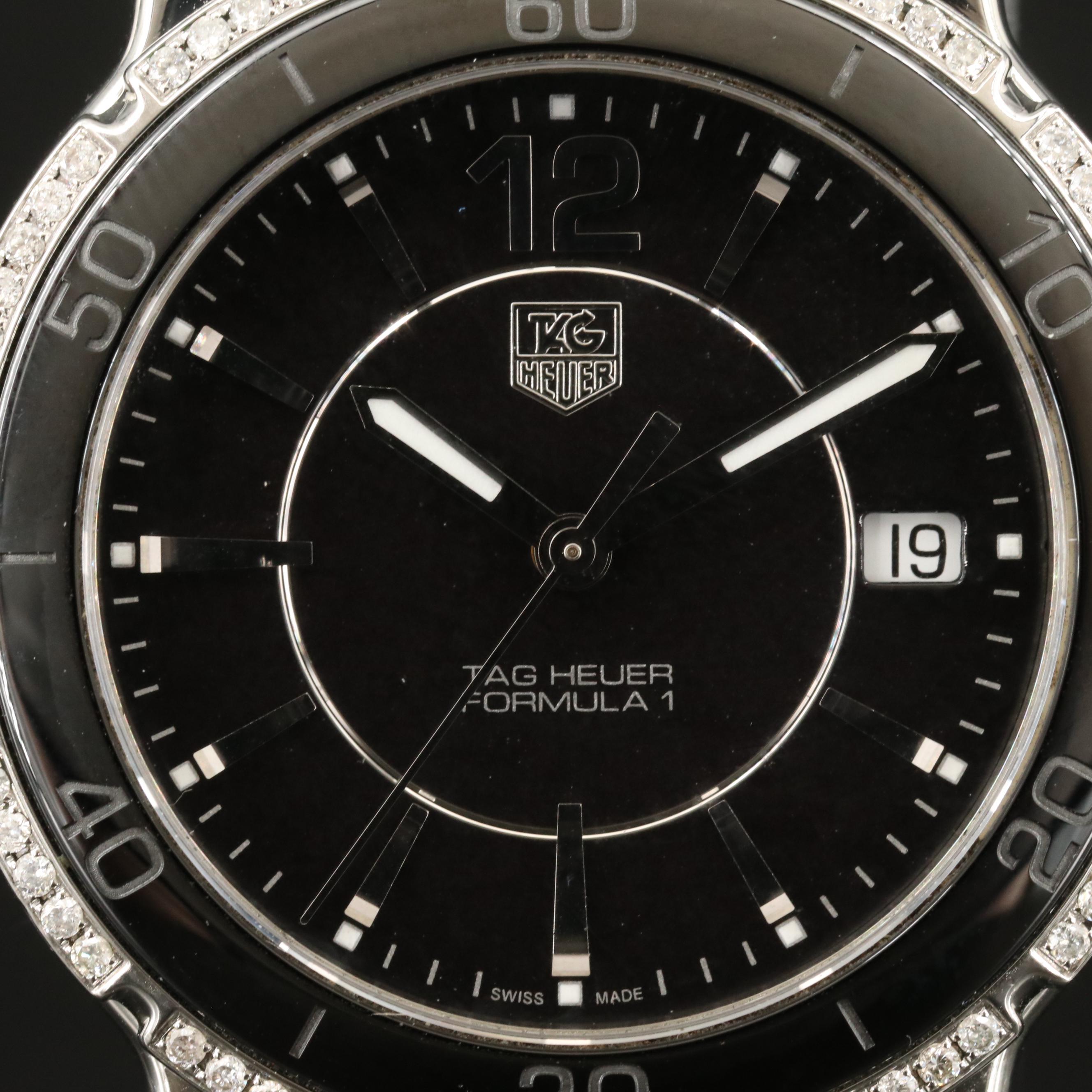 TAG Heuer Ceramic and Diamonds Formula 1 Watch