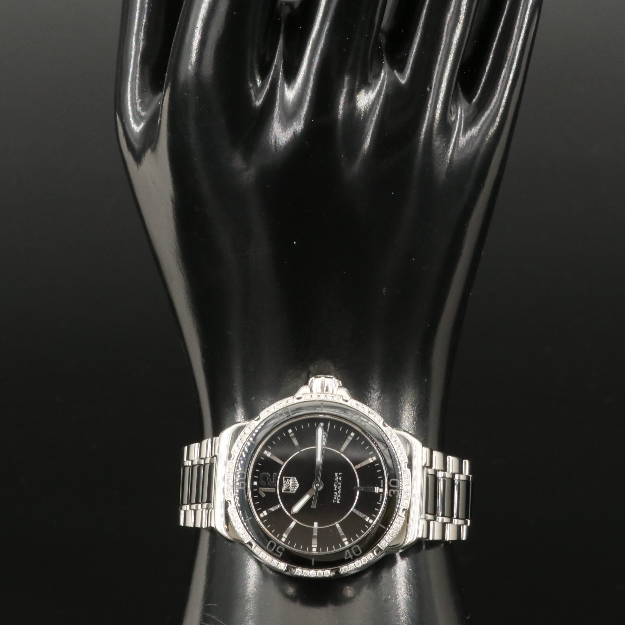 TAG Heuer Ceramic and Diamonds Formula 1 Watch