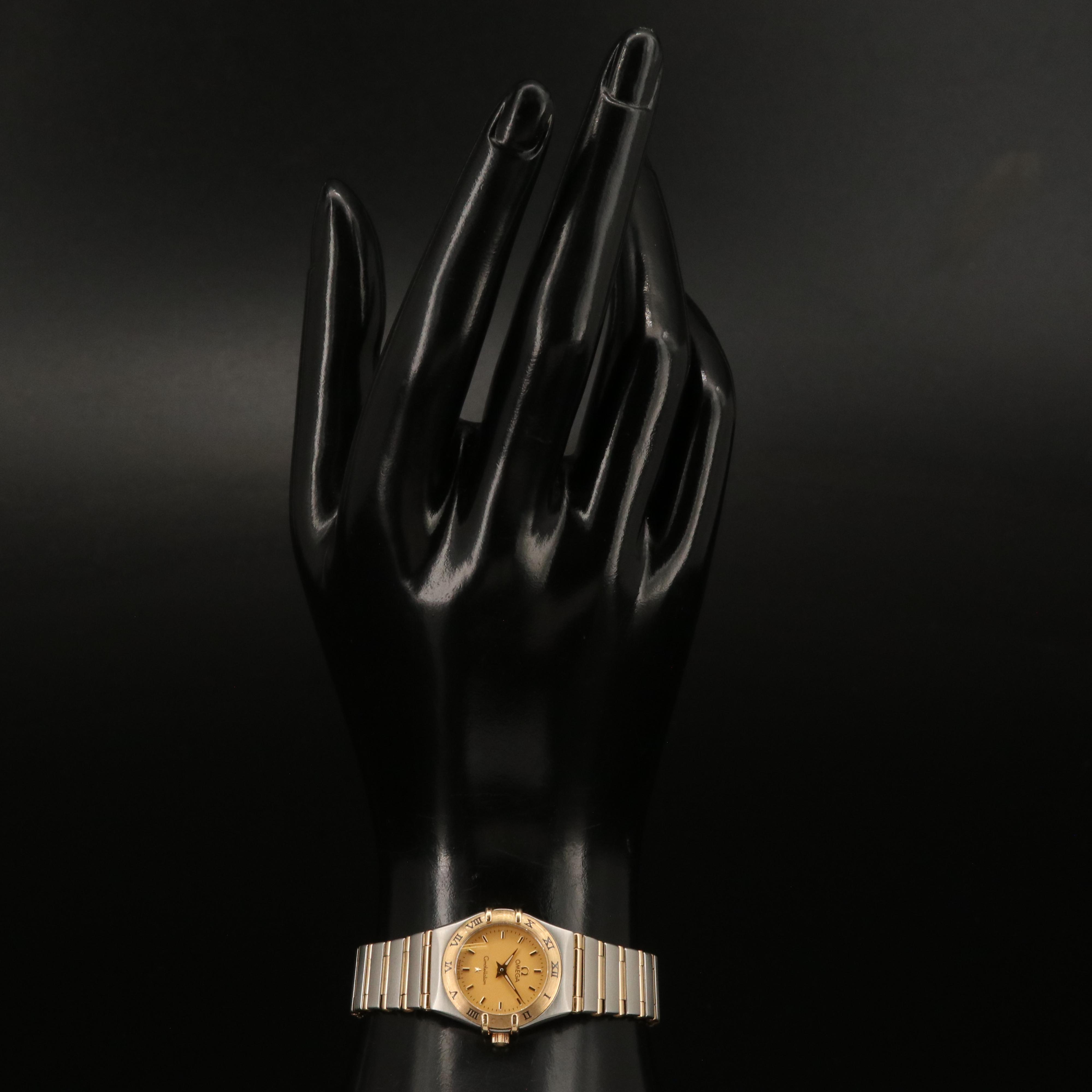 1998 Omega Constellation 18K and Stainless Steel Quartz Watch